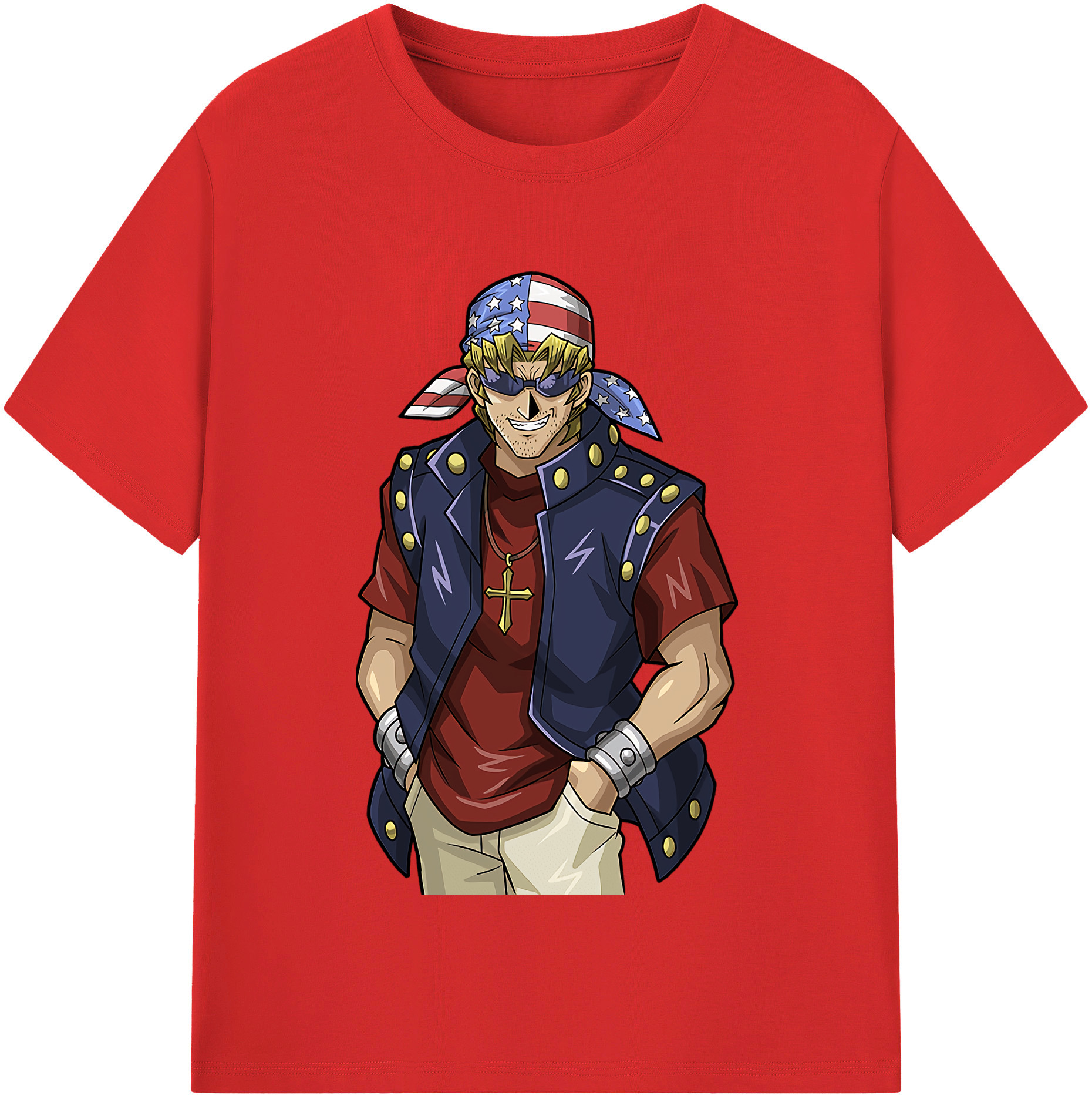 （画像用） 遊☆戯☆王 Yu-Gi-Oh! レディースカジュアルプリントTシャツ（綿100％）
