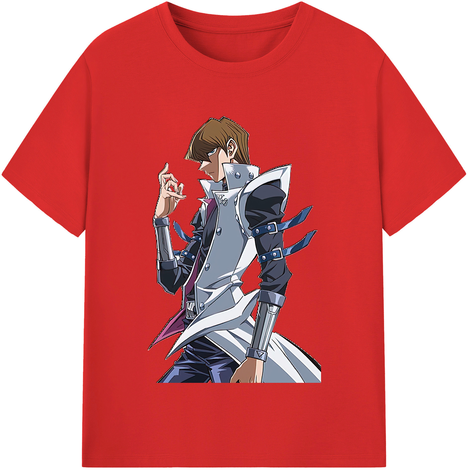 （画像用） 遊☆戯☆王 Yu-Gi-Oh! レディースカジュアルプリントTシャツ（綿100％）