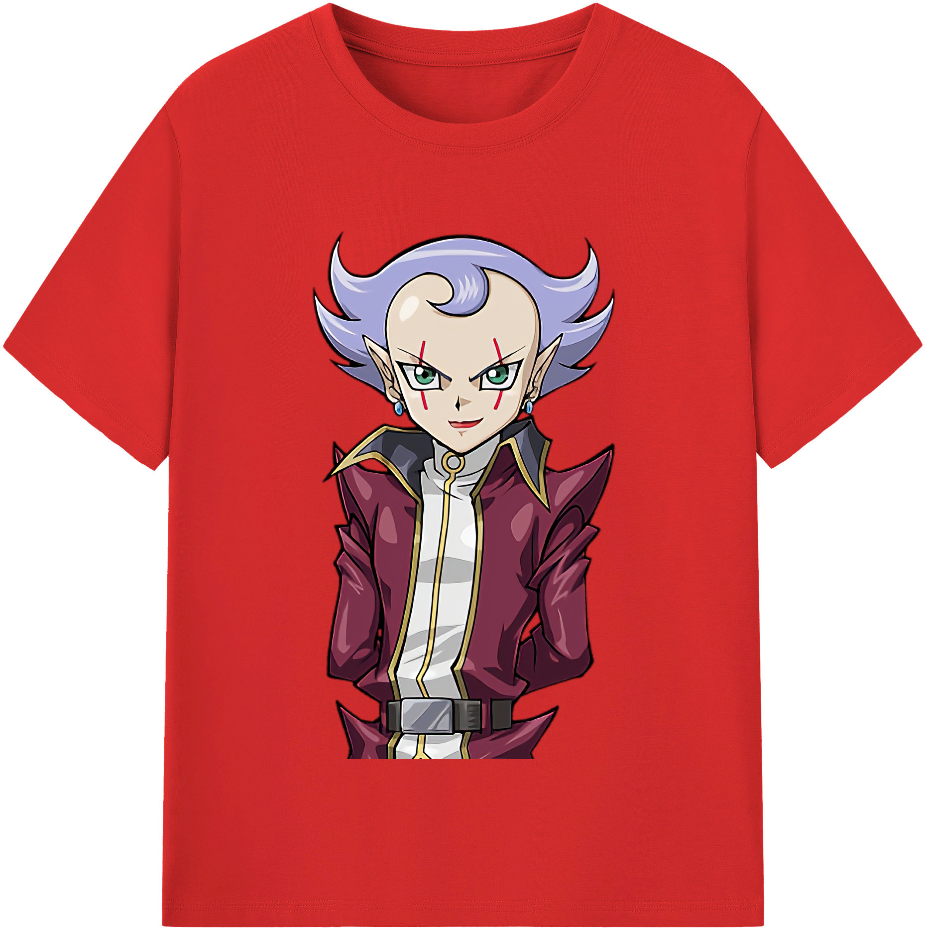 （画像用） 遊☆戯☆王 Yu-Gi-Oh! レディースカジュアルプリントTシャツ（綿100％）