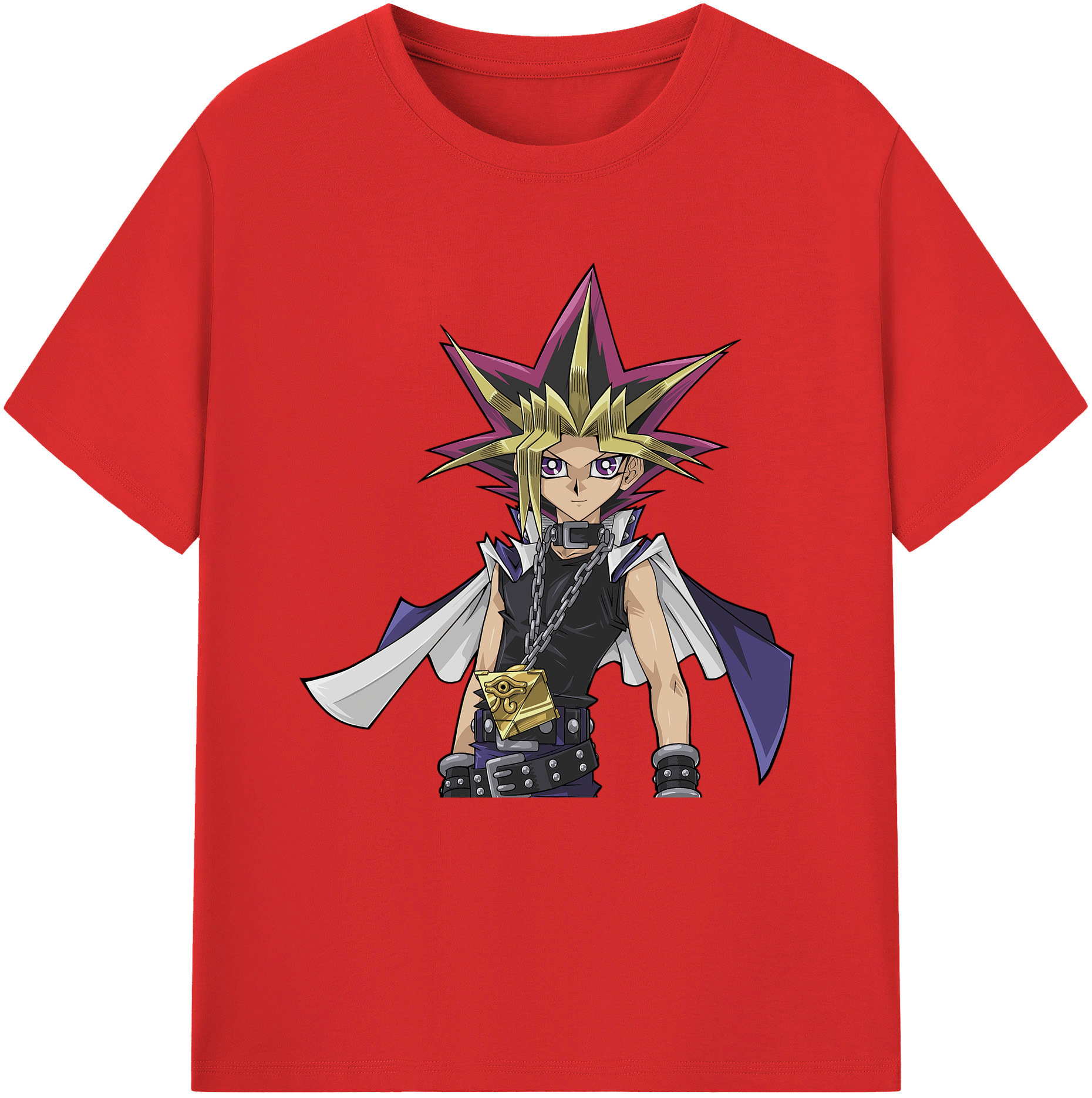 （画像用） 遊☆戯☆王 Yu-Gi-Oh! レディースカジュアルプリントTシャツ（綿100％）