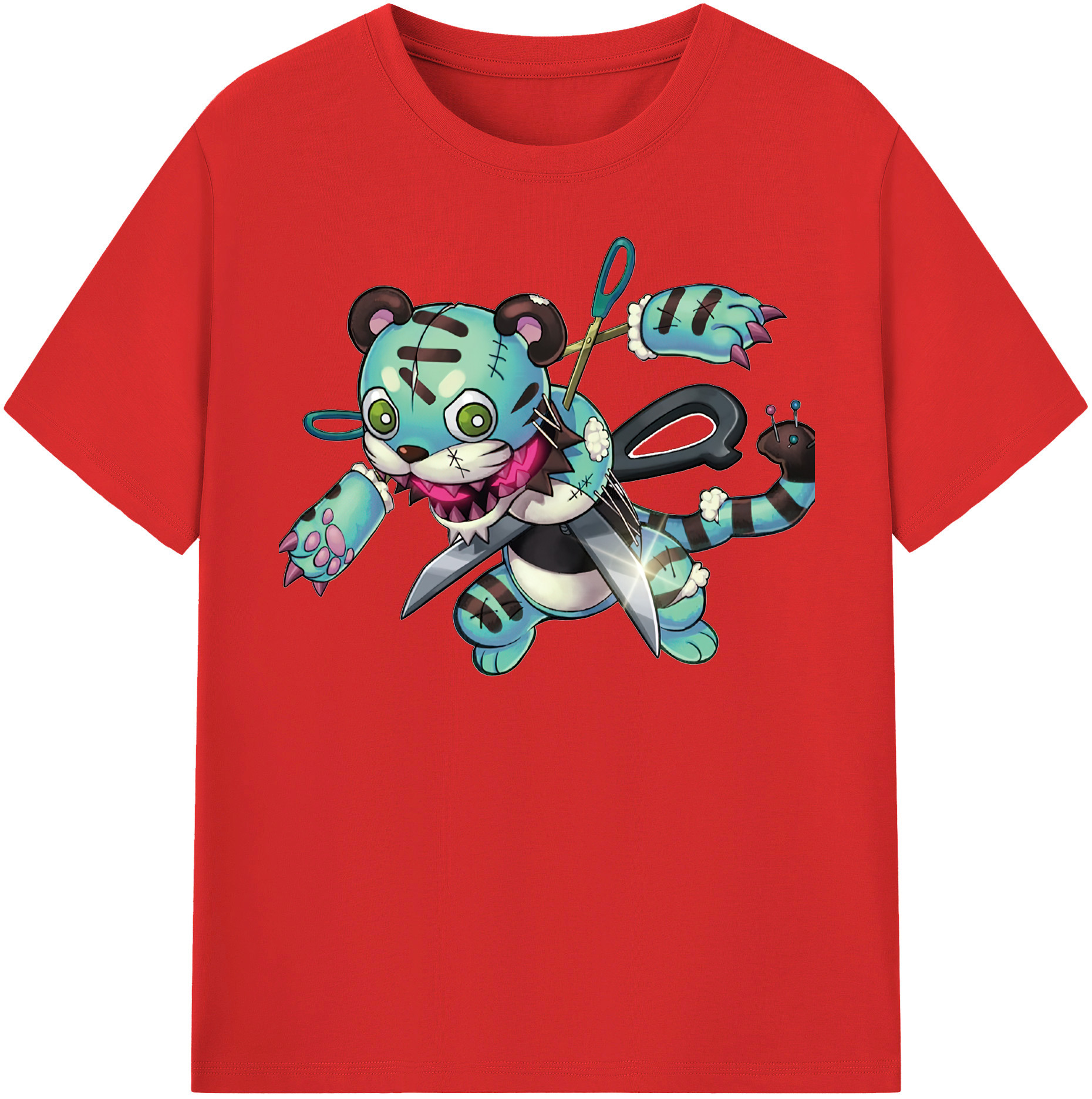 （画像用） 遊☆戯☆王 Yu-Gi-Oh! レディースカジュアルプリントTシャツ（綿100％）