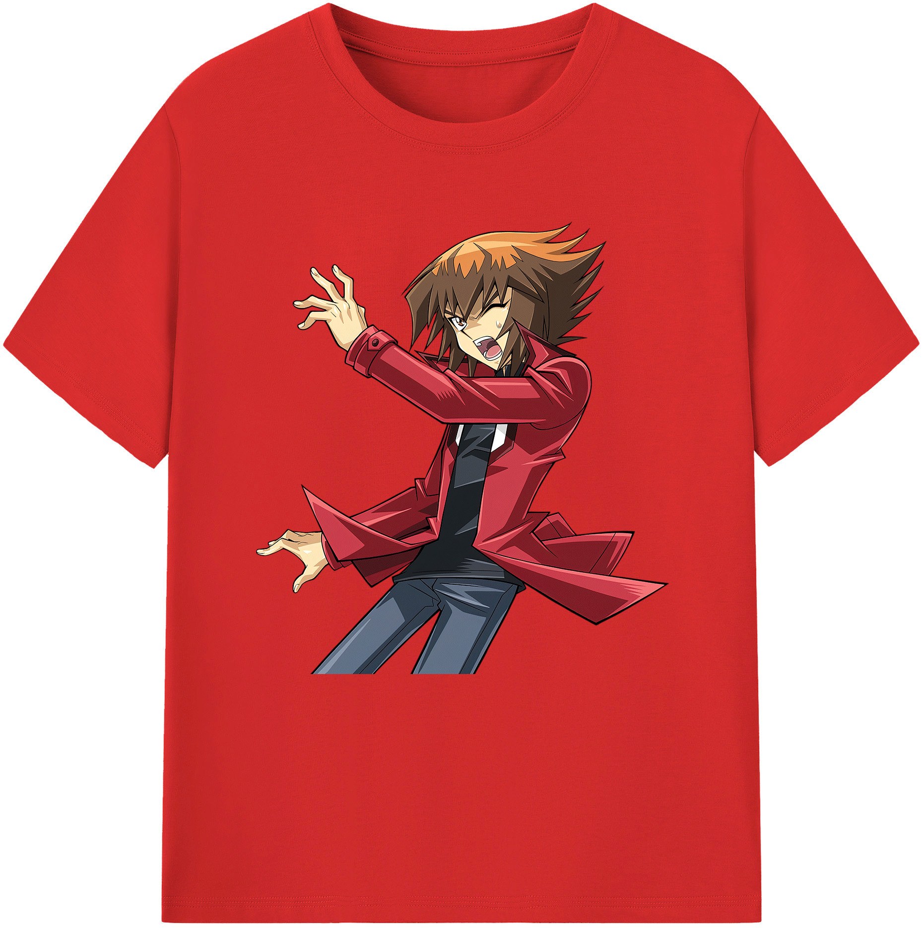 （画像用） 遊☆戯☆王 Yu-Gi-Oh! レディースカジュアルプリントTシャツ（綿100％）