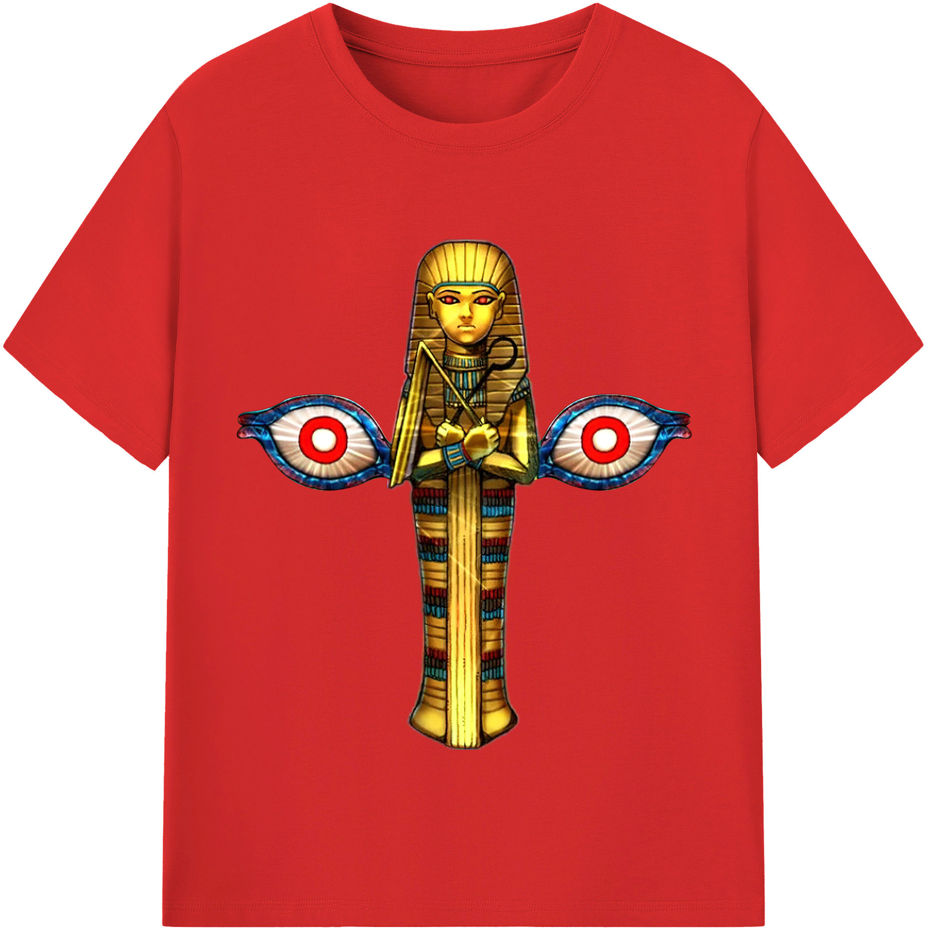 （画像用） 遊☆戯☆王 Yu-Gi-Oh! レディースカジュアルプリントTシャツ（綿100％）