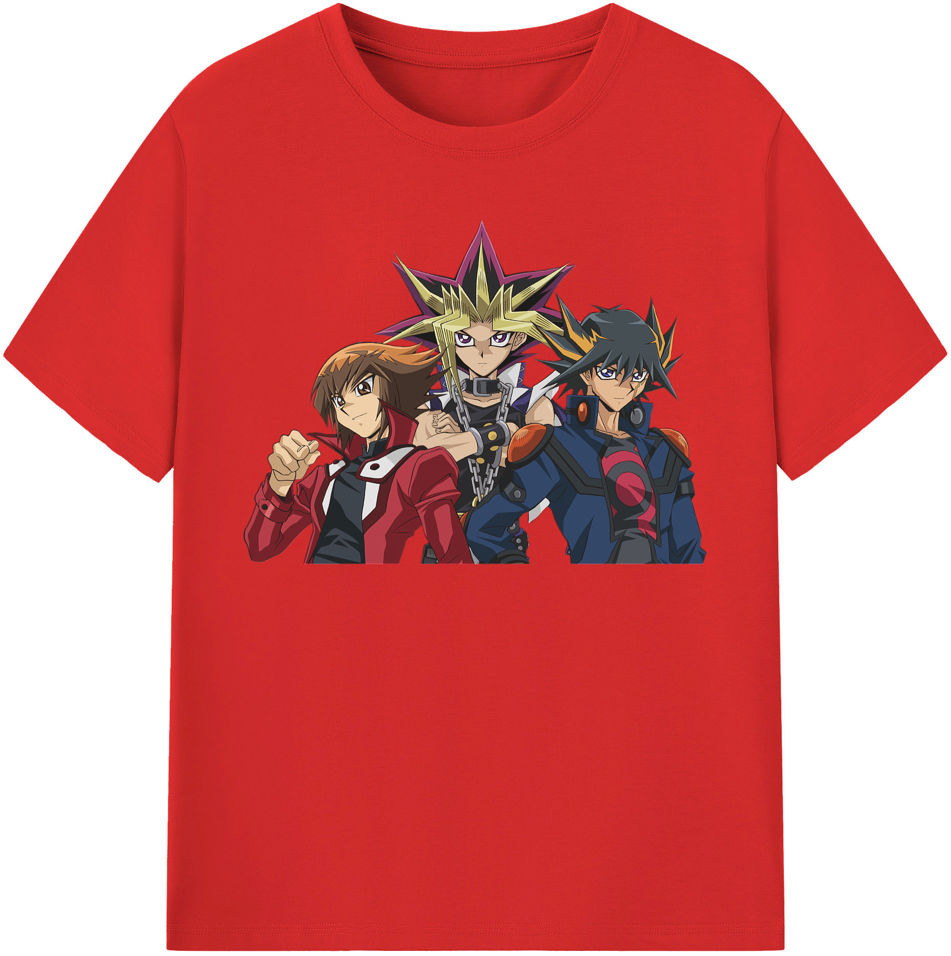 （画像用） 遊☆戯☆王 Yu-Gi-Oh! レディースカジュアルプリントTシャツ（綿100％）