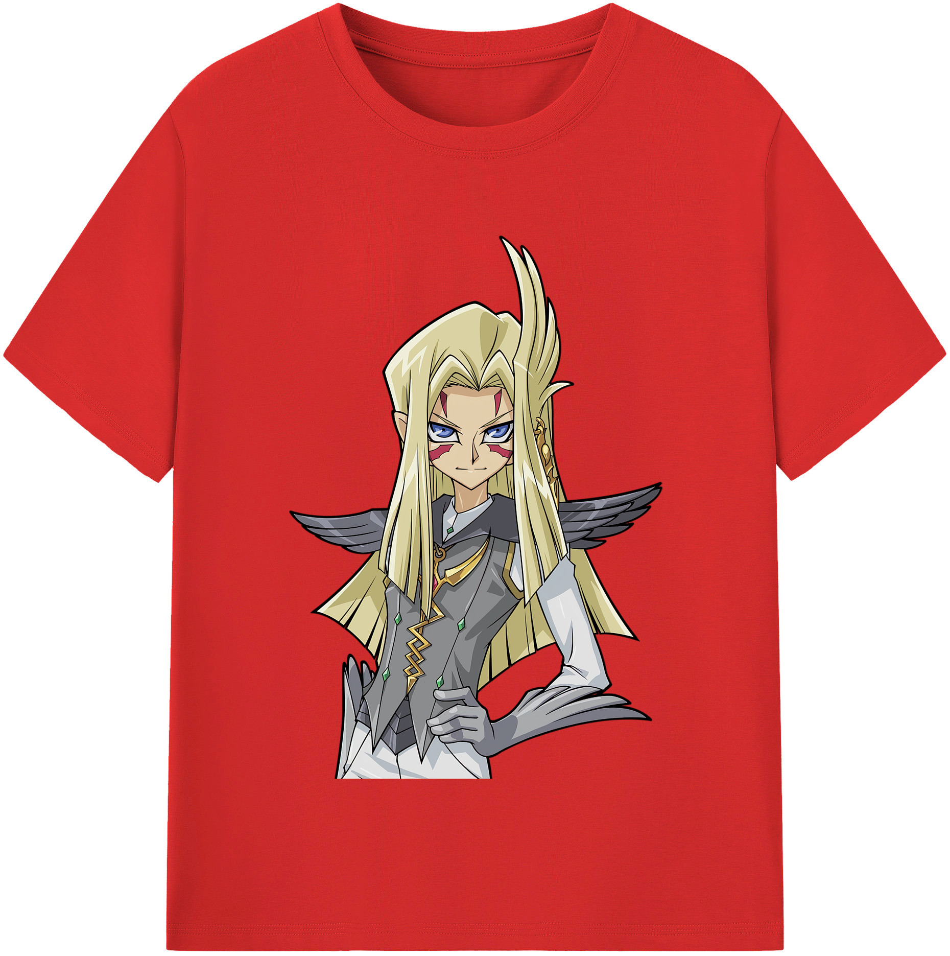 （画像用） 遊☆戯☆王 Yu-Gi-Oh! レディースカジュアルプリントTシャツ（綿100％）