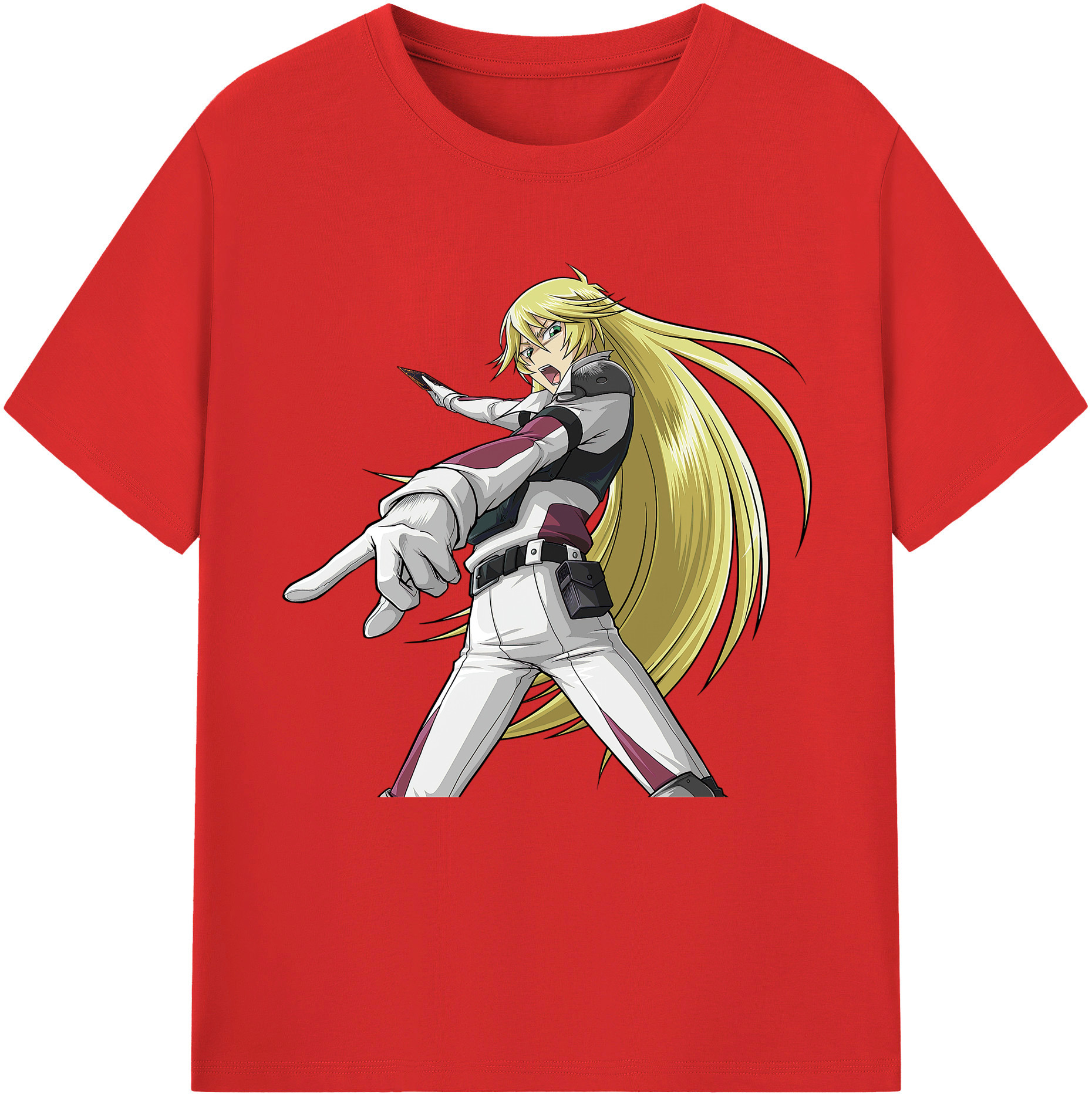 （画像用） 遊☆戯☆王 Yu-Gi-Oh! レディースカジュアルプリントTシャツ（綿100％）
