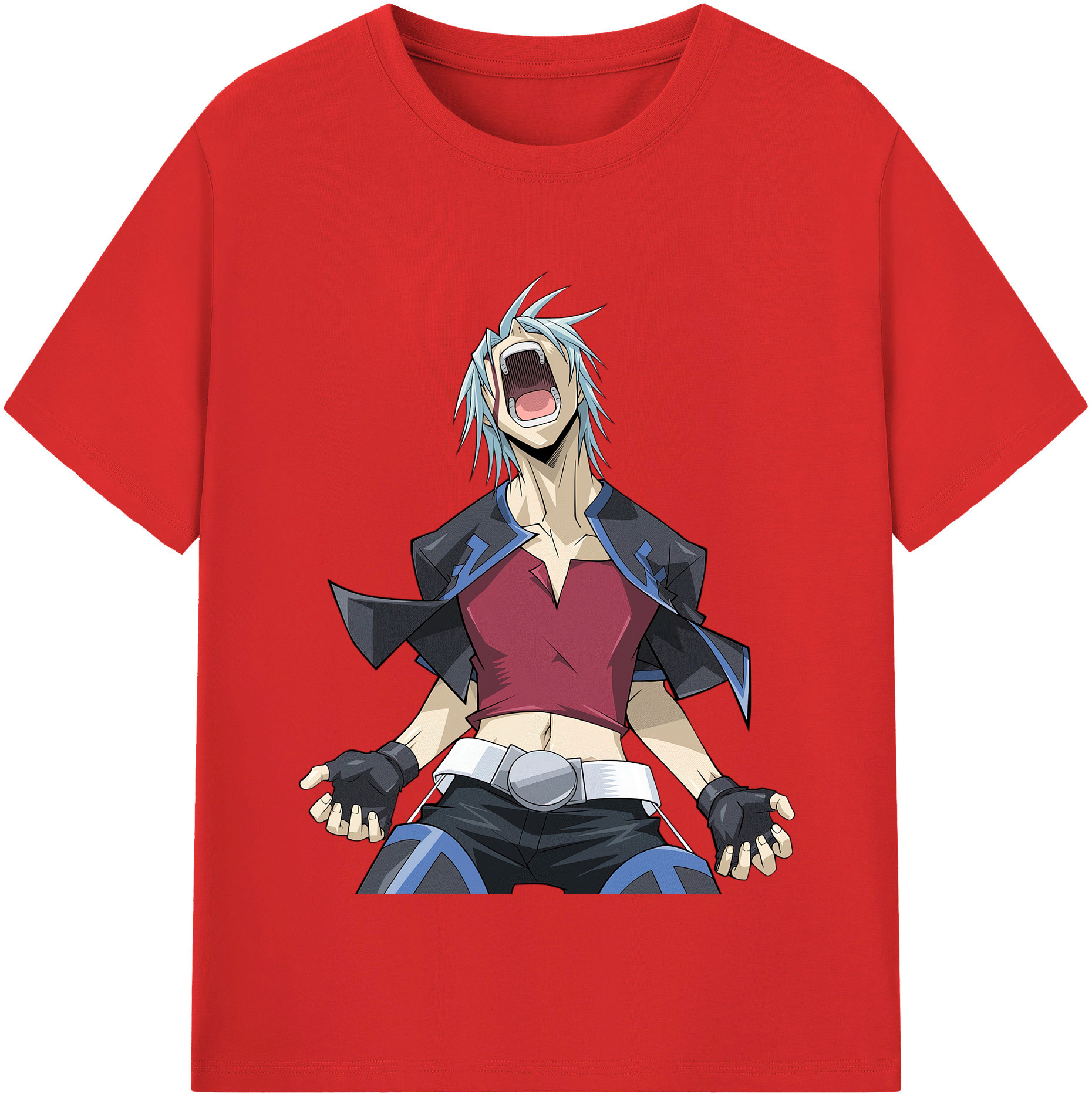 （画像用） 遊☆戯☆王 Yu-Gi-Oh! レディースカジュアルプリントTシャツ（綿100％）