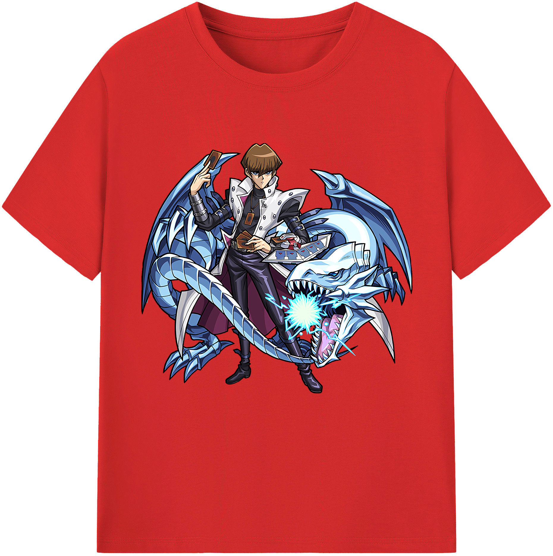 （画像用） 遊☆戯☆王 Yu-Gi-Oh! レディースカジュアルプリントTシャツ（綿100％）