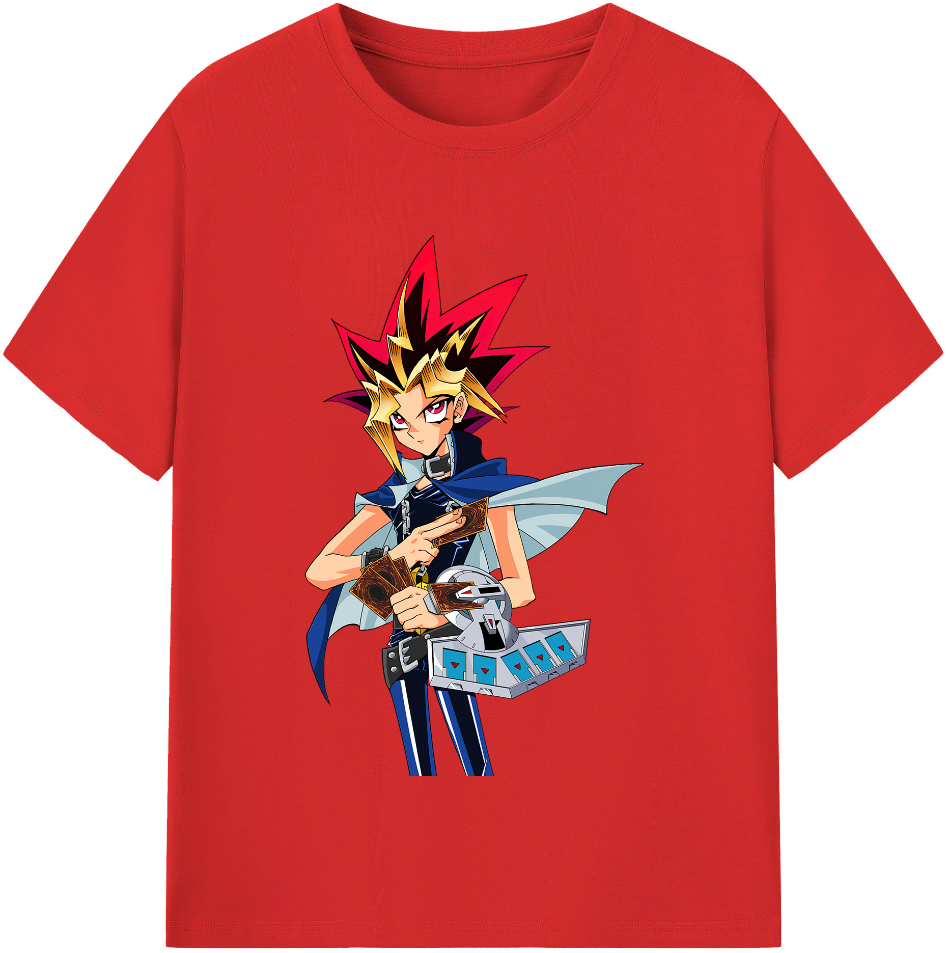 （画像用） 遊☆戯☆王 Yu-Gi-Oh! レディースカジュアルプリントTシャツ（綿100％）