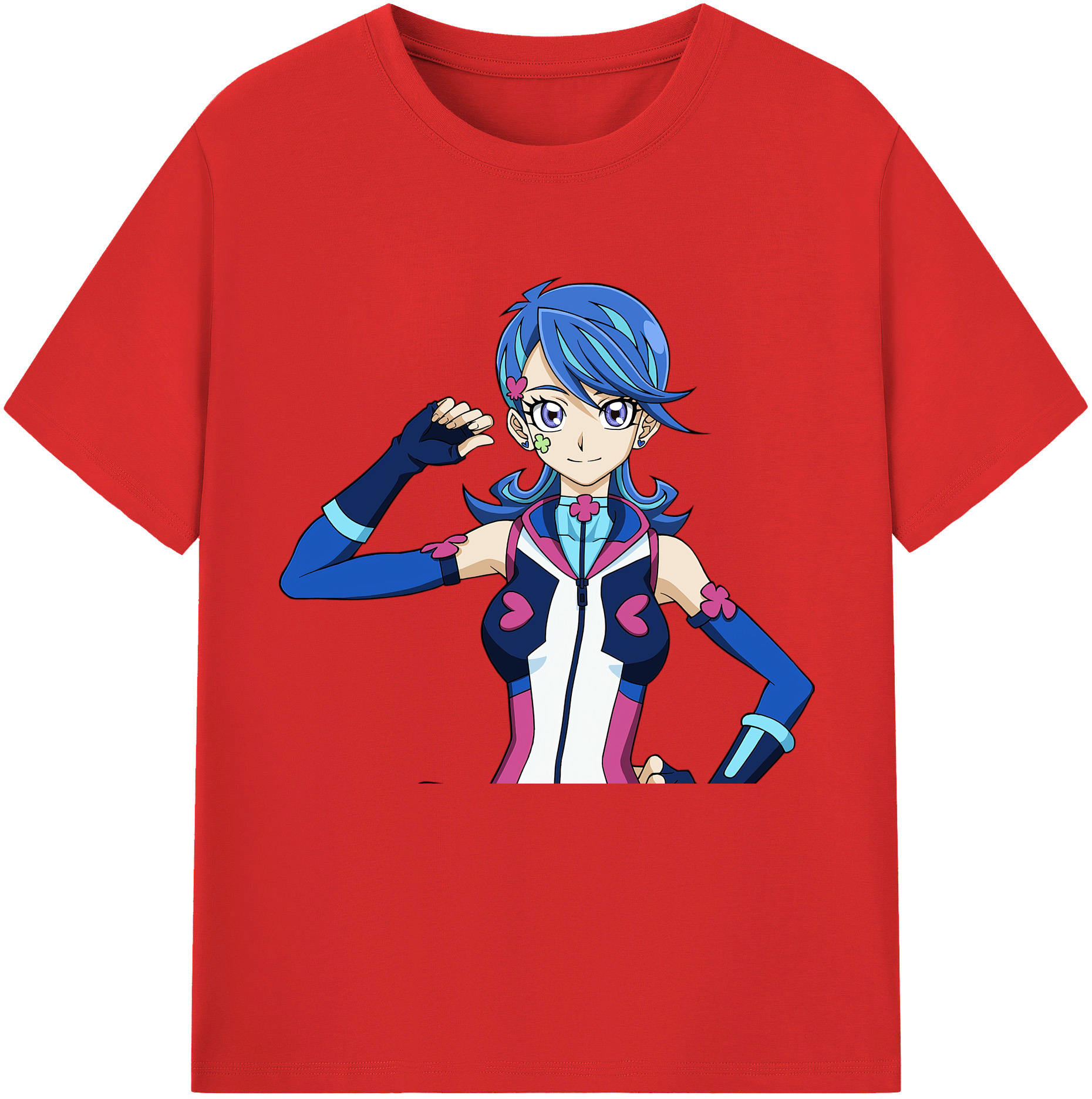 （画像用） 遊☆戯☆王 Yu-Gi-Oh! レディースカジュアルプリントTシャツ（綿100％）