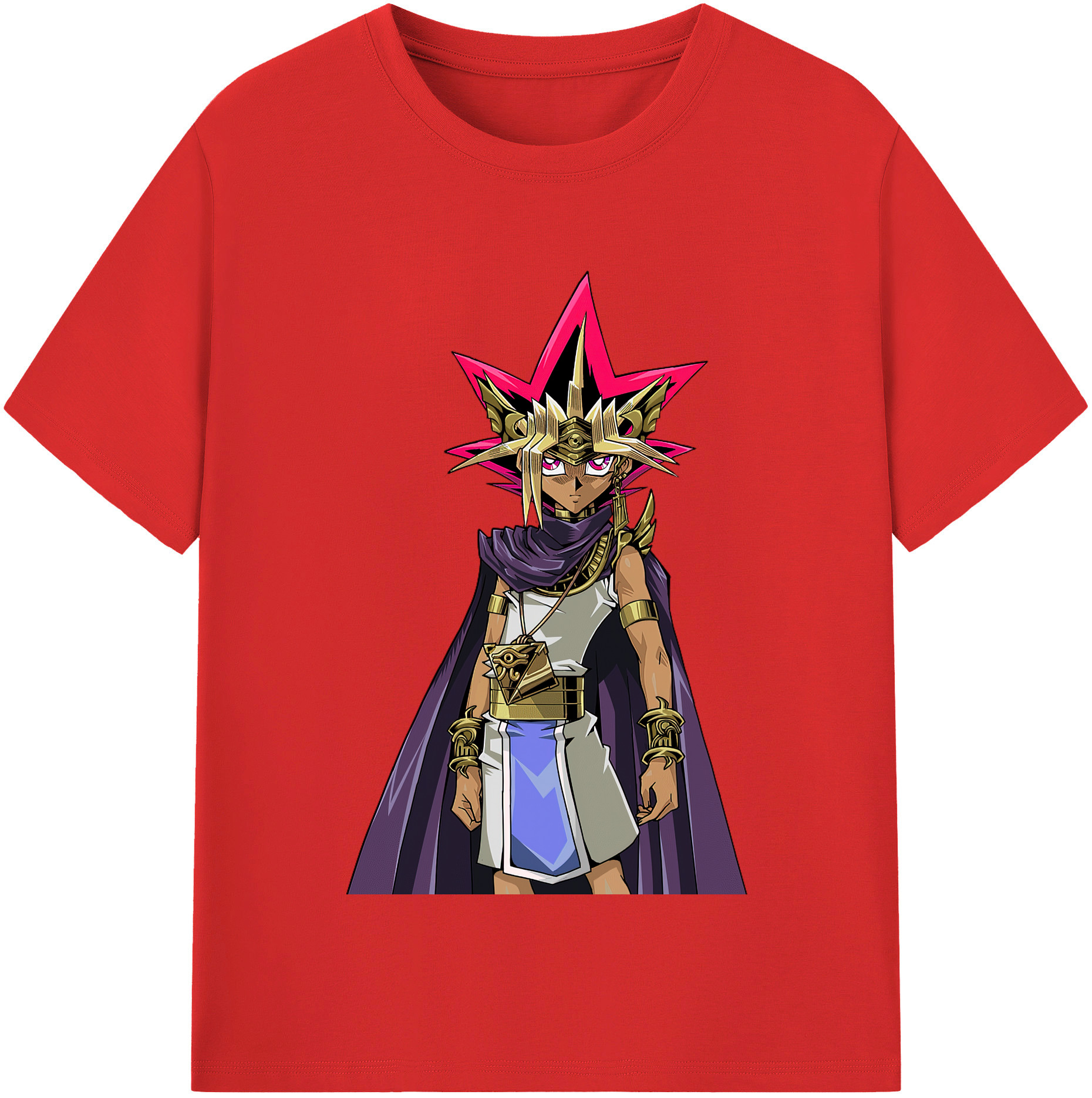 （画像用） 遊☆戯☆王 Yu-Gi-Oh! レディースカジュアルプリントTシャツ（綿100％）