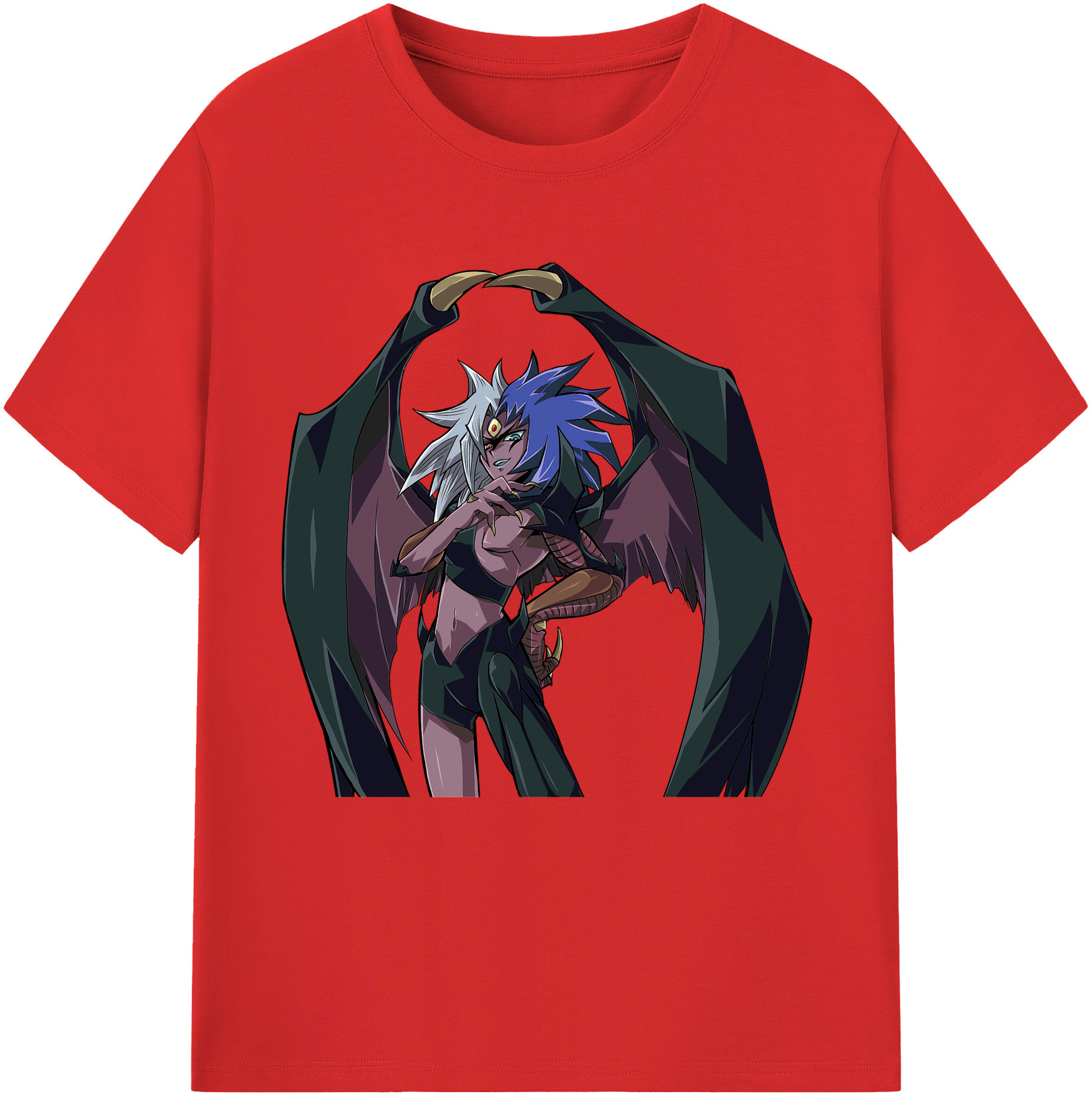 （画像用） 遊☆戯☆王 Yu-Gi-Oh! レディースカジュアルプリントTシャツ（綿100％）
