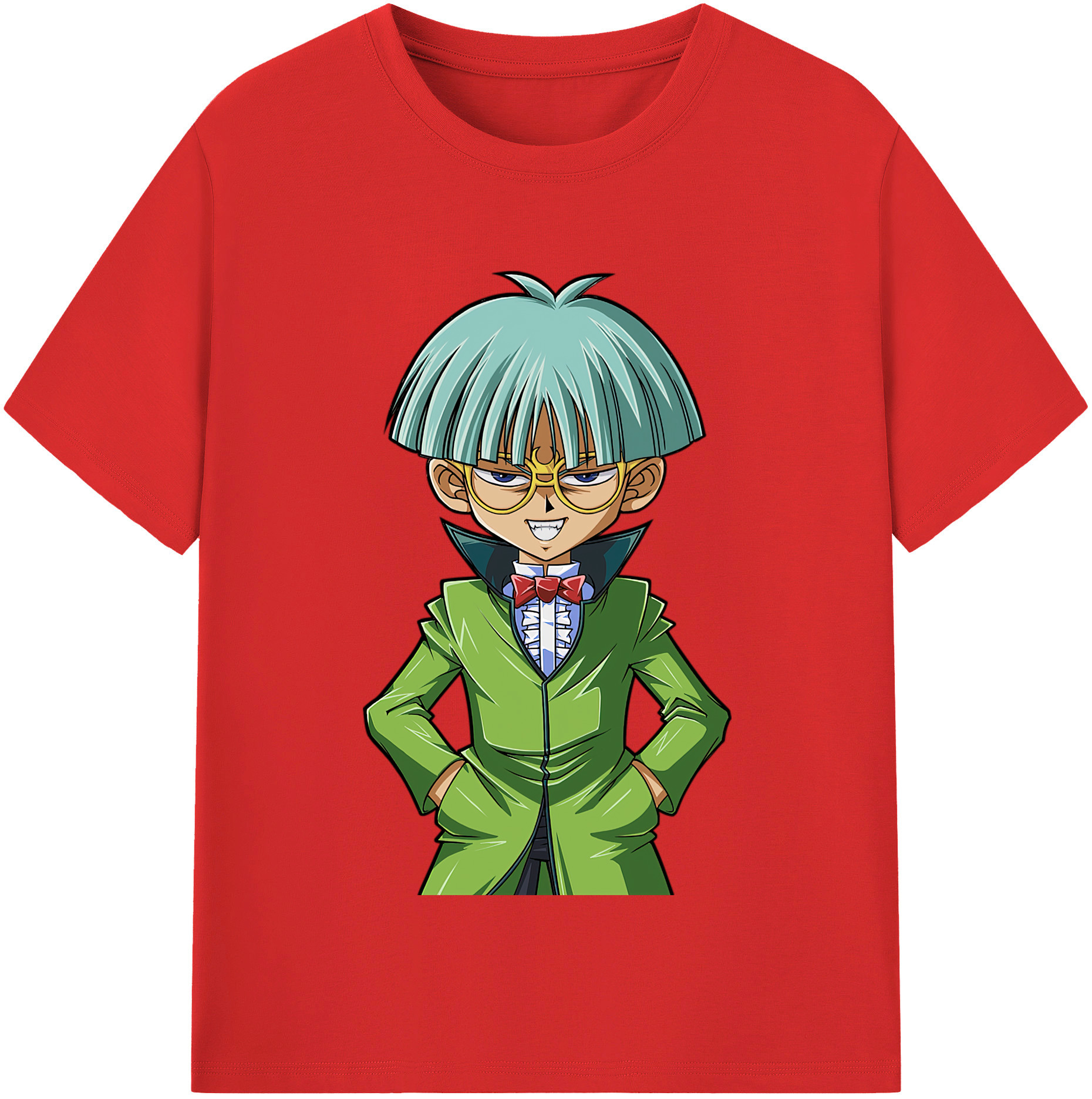 （画像用） 遊☆戯☆王 Yu-Gi-Oh! レディースカジュアルプリントTシャツ（綿100％）