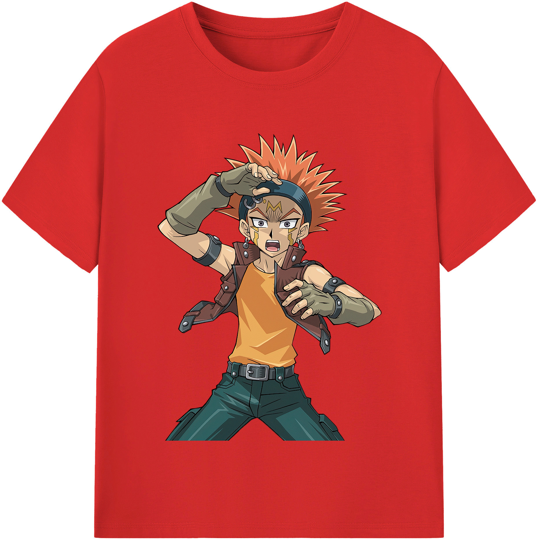 （画像用） 遊☆戯☆王 Yu-Gi-Oh! レディースカジュアルプリントTシャツ（綿100％）