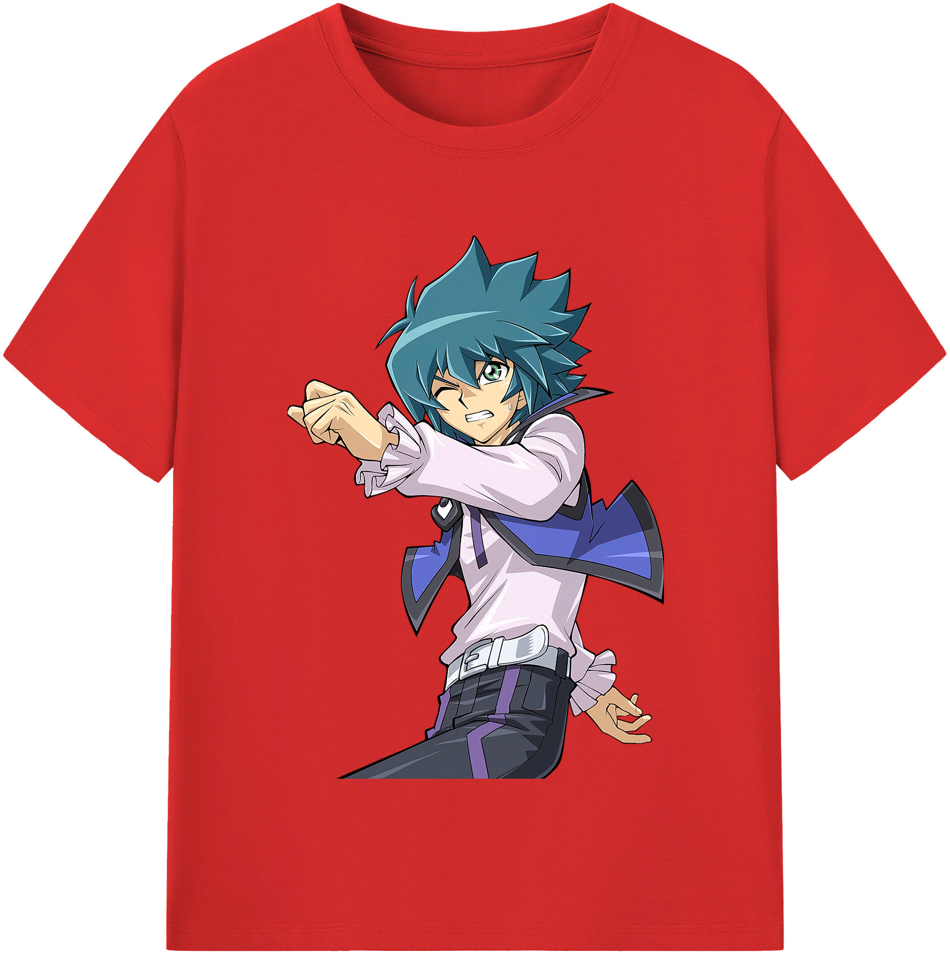 （画像用） 遊☆戯☆王 Yu-Gi-Oh! レディースカジュアルプリントTシャツ（綿100％）