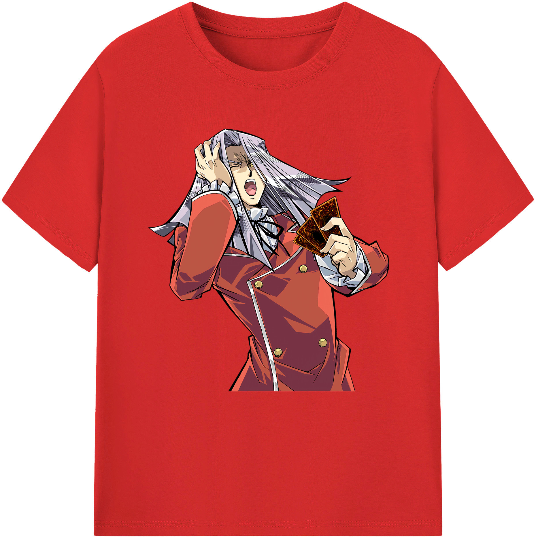 （画像用） 遊☆戯☆王 Yu-Gi-Oh! レディースカジュアルプリントTシャツ（綿100％）