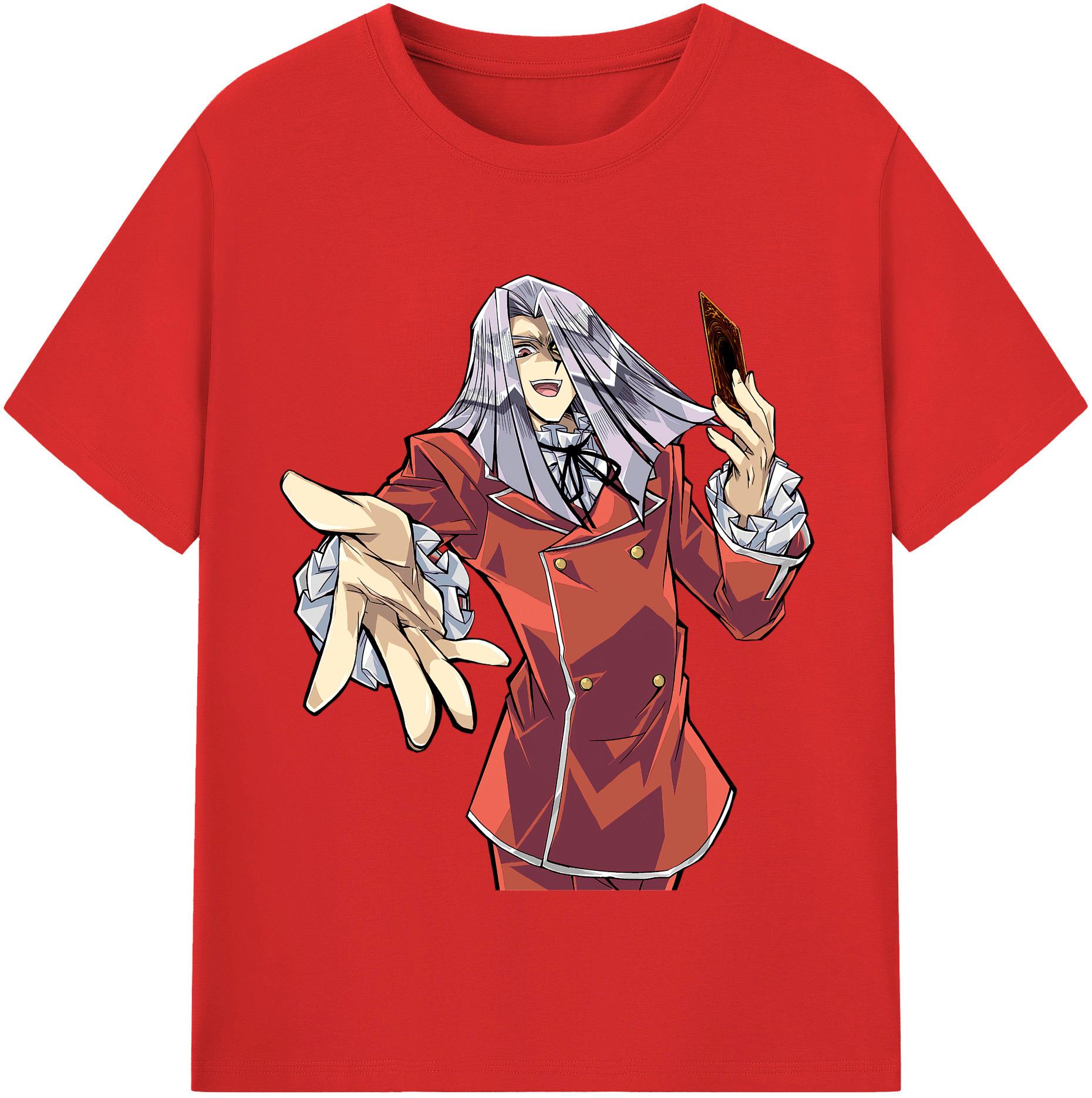（画像用） 遊☆戯☆王 Yu-Gi-Oh! レディースカジュアルプリントTシャツ（綿100％）