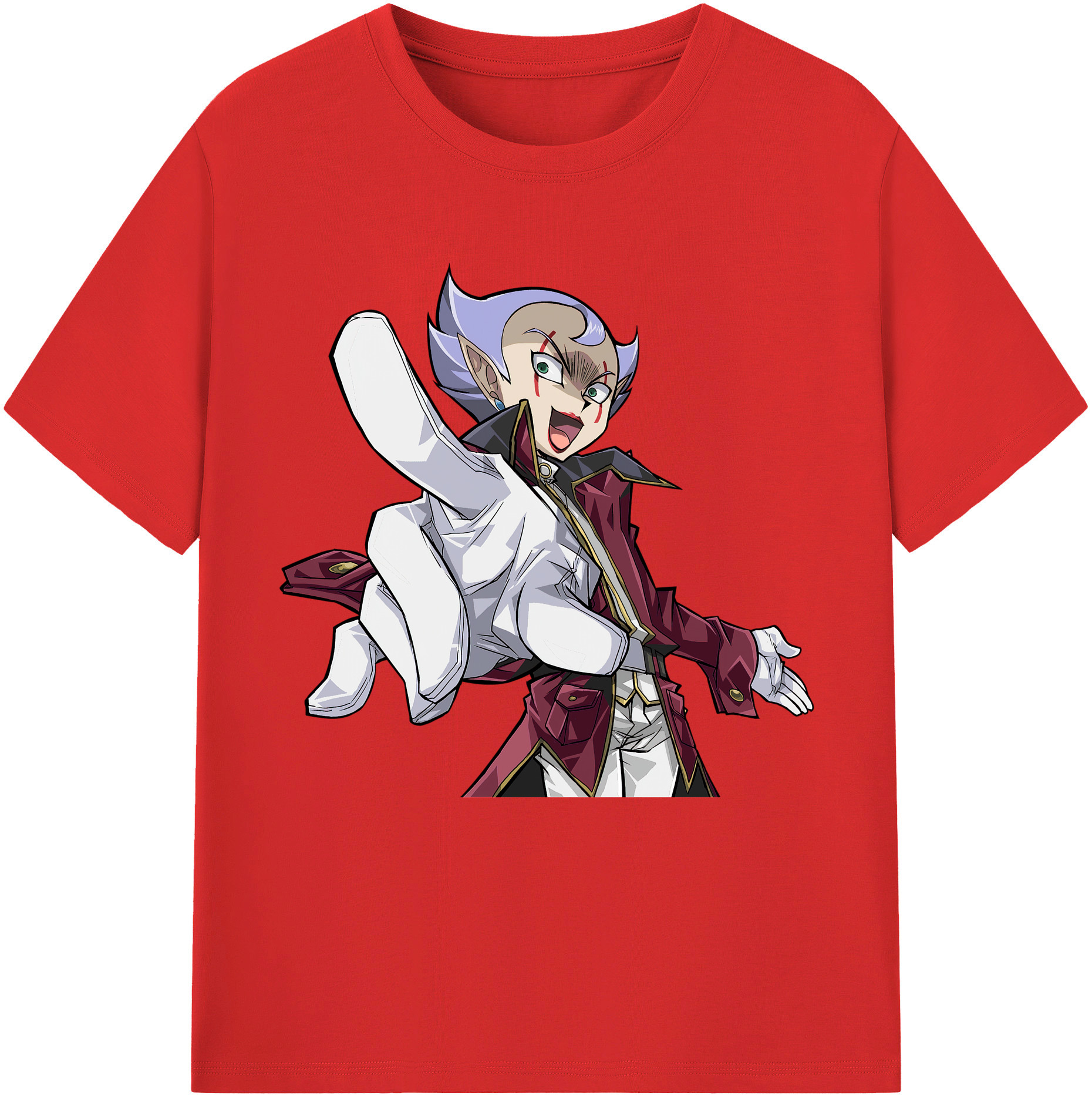 （画像用） 遊☆戯☆王 Yu-Gi-Oh! レディースカジュアルプリントTシャツ（綿100％）