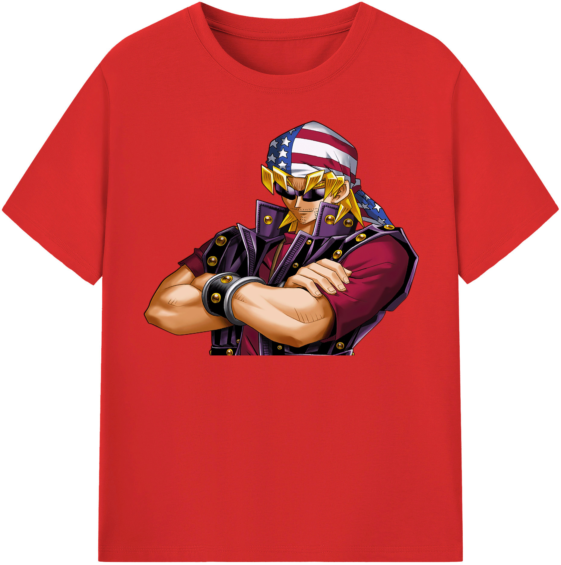 （画像用） 遊☆戯☆王 Yu-Gi-Oh! レディースカジュアルプリントTシャツ（綿100％）