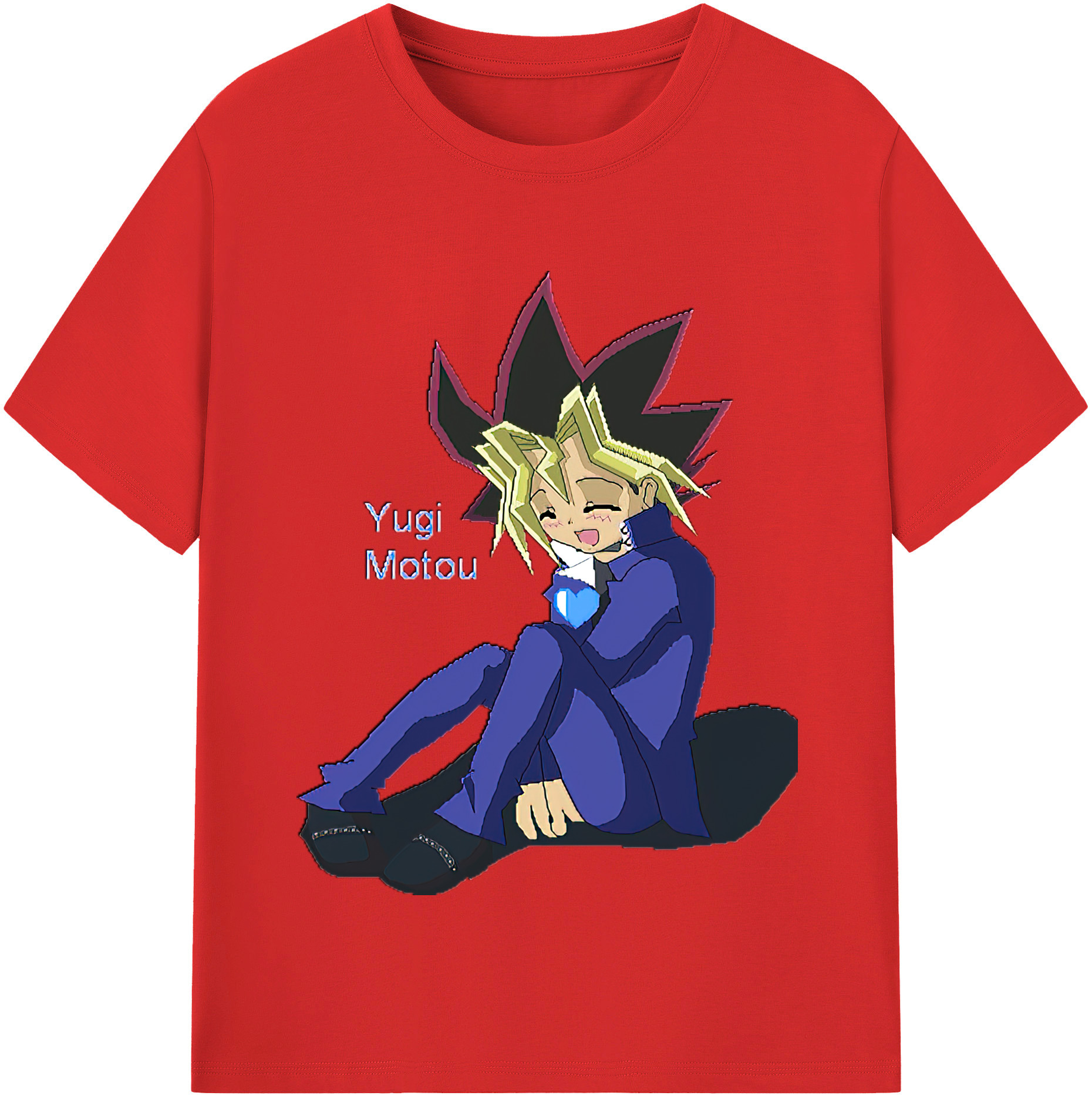 （画像用） 遊☆戯☆王 Yu-Gi-Oh! レディースカジュアルプリントTシャツ（綿100％）