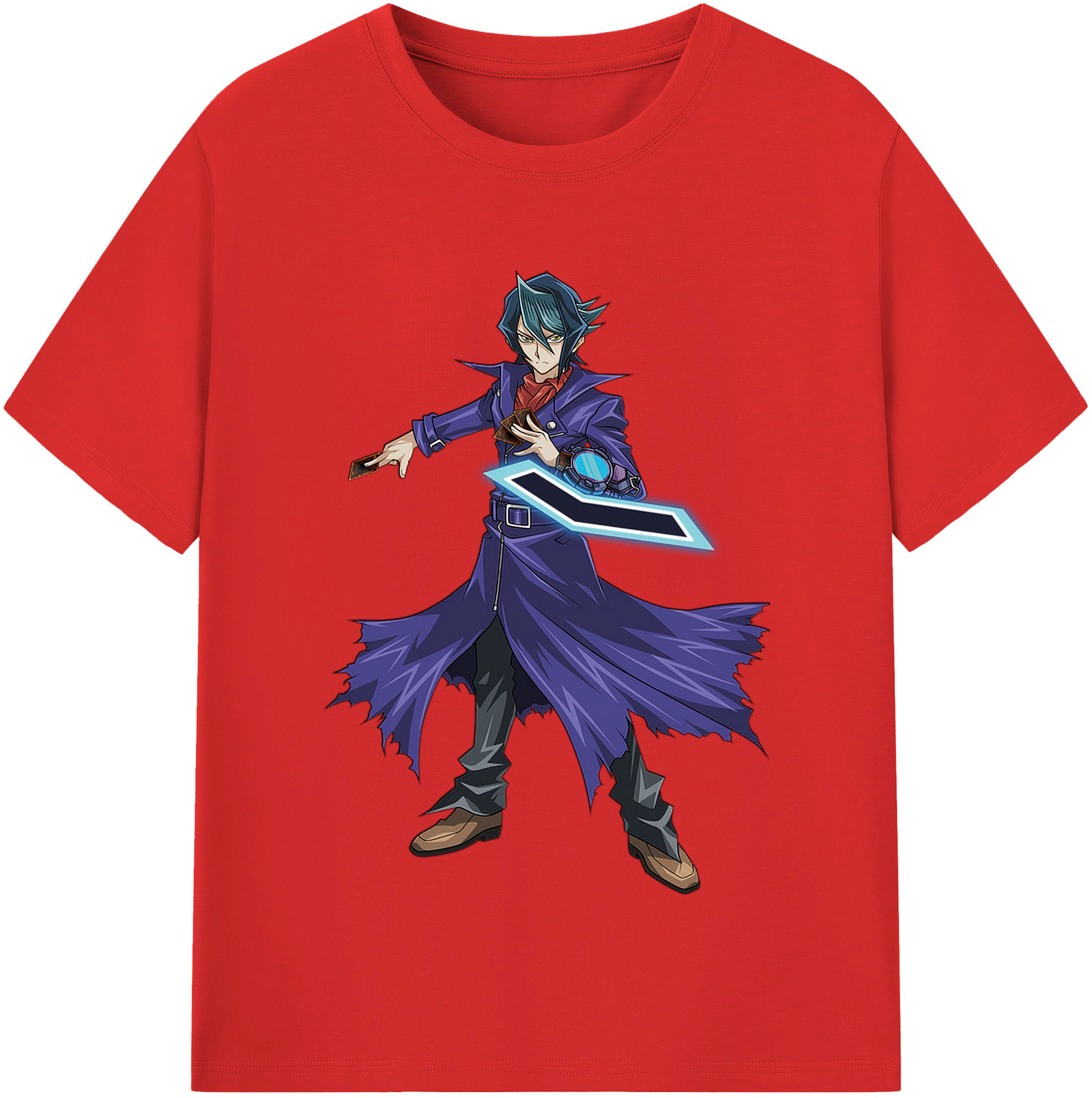 （画像用） 遊☆戯☆王 Yu-Gi-Oh! レディースカジュアルプリントTシャツ（綿100％）