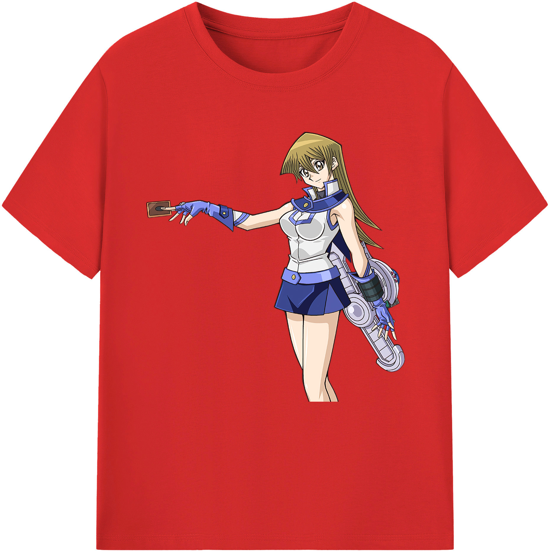 （画像用） 遊☆戯☆王 Yu-Gi-Oh! レディースカジュアルプリントTシャツ（綿100％）