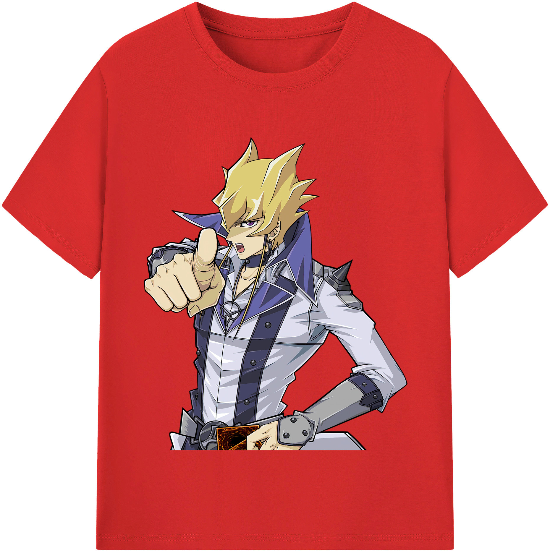 （画像用） 遊☆戯☆王 Yu-Gi-Oh! レディースカジュアルプリントTシャツ（綿100％）