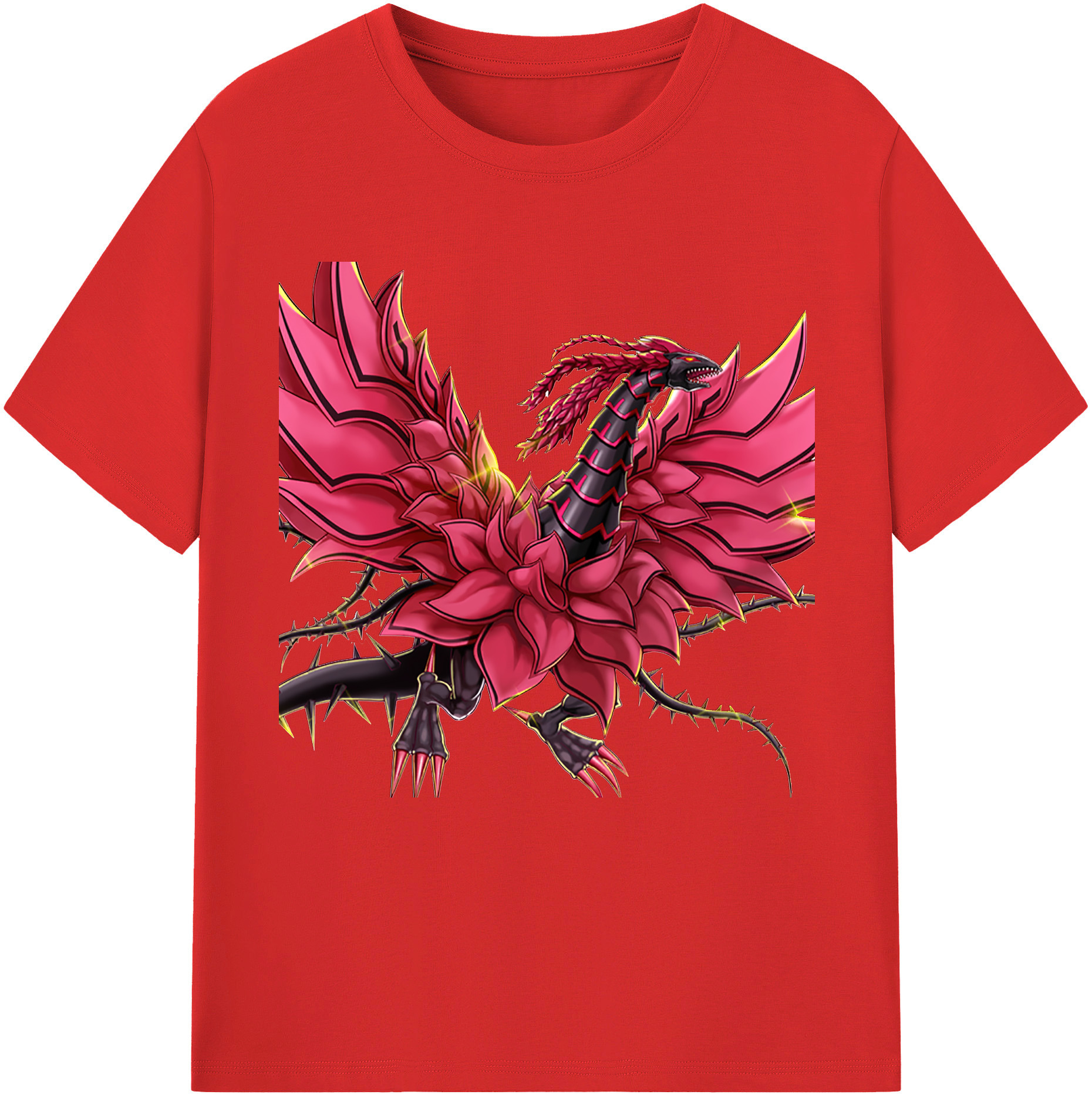 （画像用） 遊☆戯☆王 Yu-Gi-Oh! レディースカジュアルプリントTシャツ（綿100％）