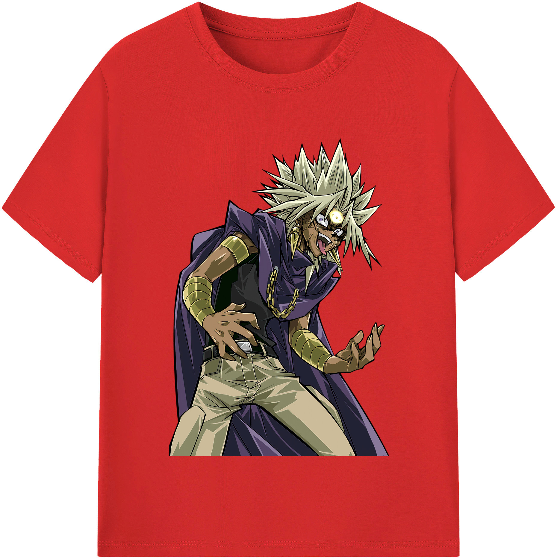 （画像用） 遊☆戯☆王 Yu-Gi-Oh! レディースカジュアルプリントTシャツ（綿100％）