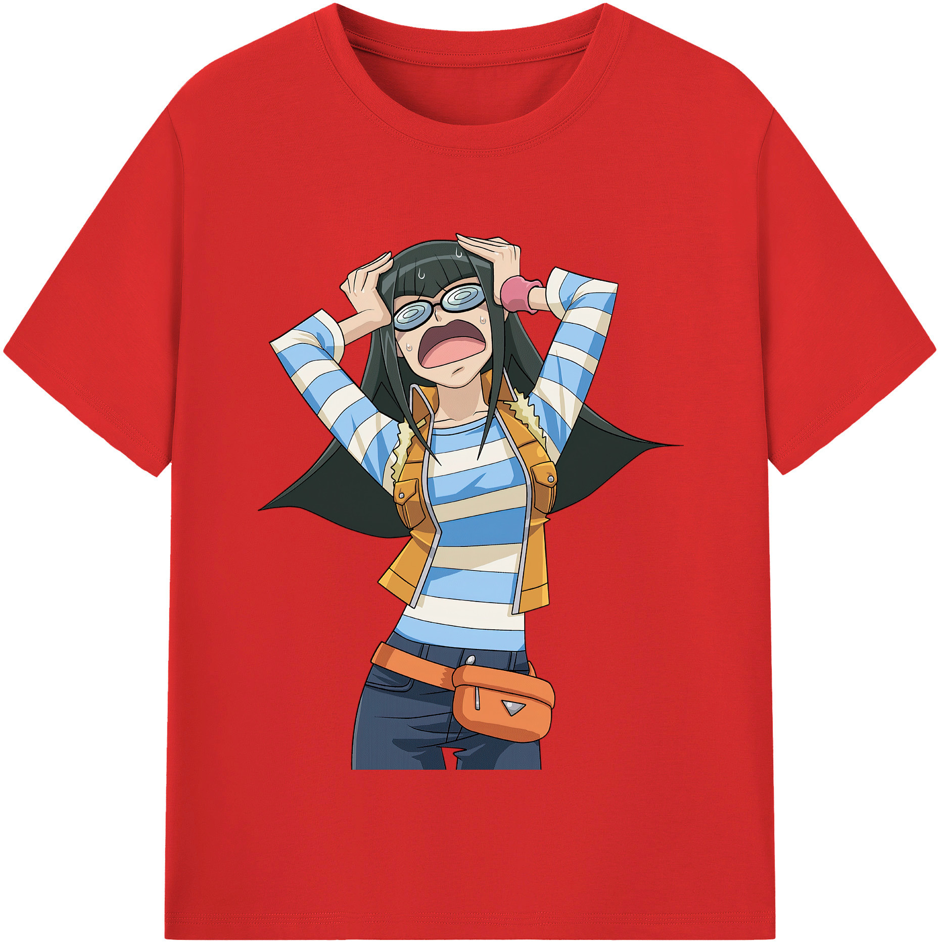 （画像用） 遊☆戯☆王 Yu-Gi-Oh! レディースカジュアルプリントTシャツ（綿100％）