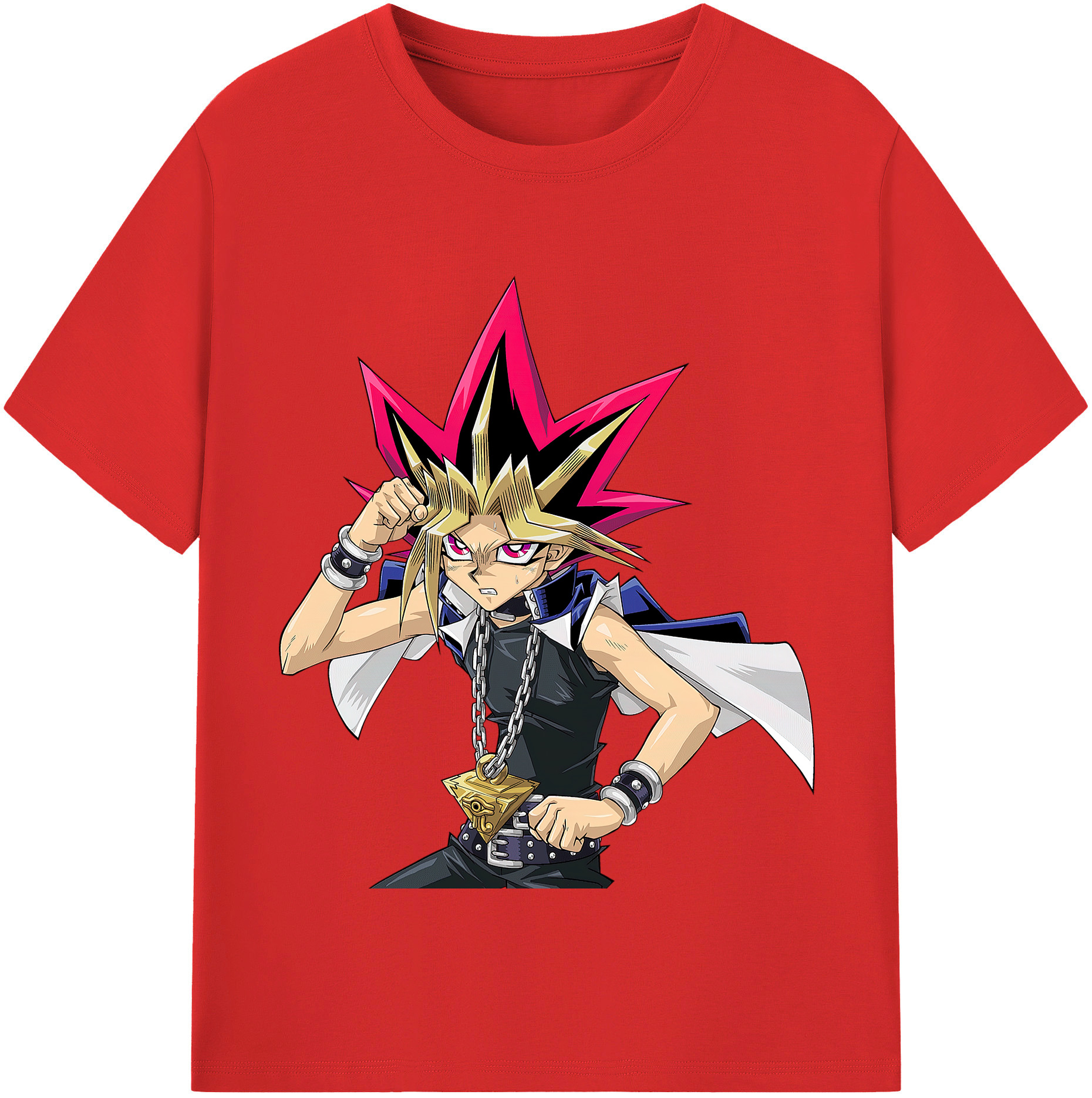 （画像用） 遊☆戯☆王 Yu-Gi-Oh! レディースカジュアルプリントTシャツ（綿100％）