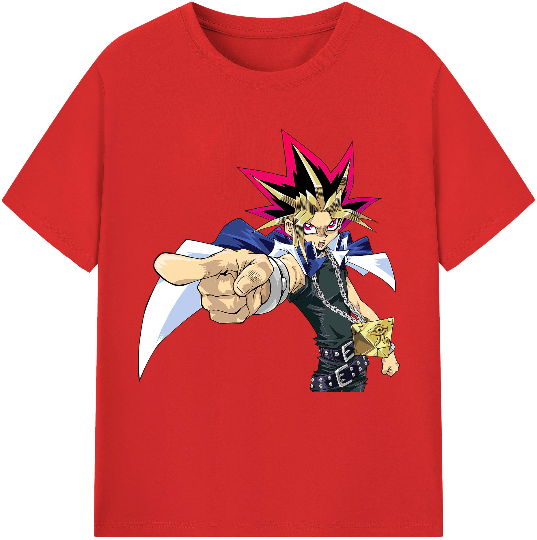 （画像用） 遊☆戯☆王 Yu-Gi-Oh! レディースカジュアルプリントTシャツ（綿100％）