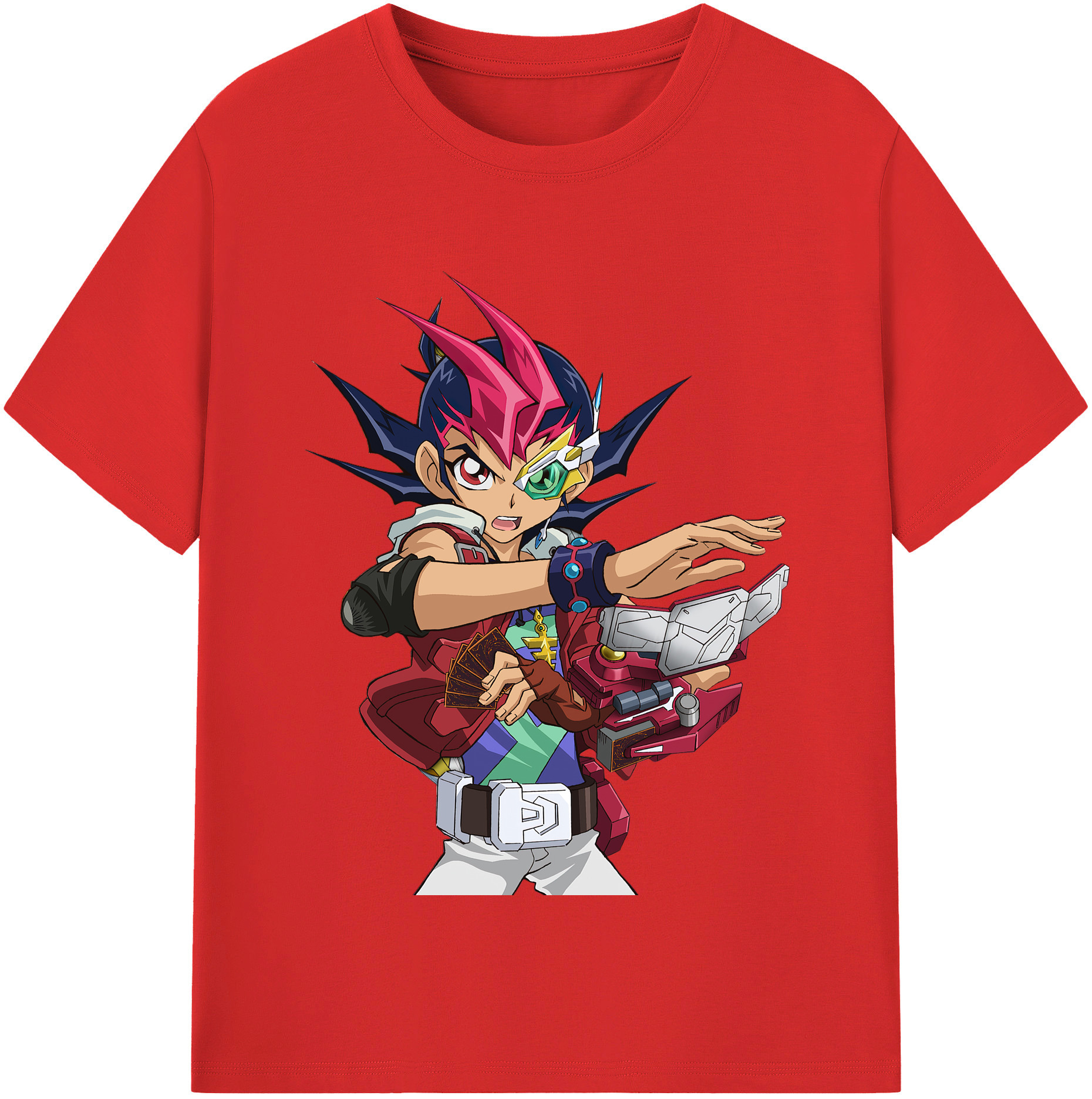 （画像用） 遊☆戯☆王 Yu-Gi-Oh! レディースカジュアルプリントTシャツ（綿100％）