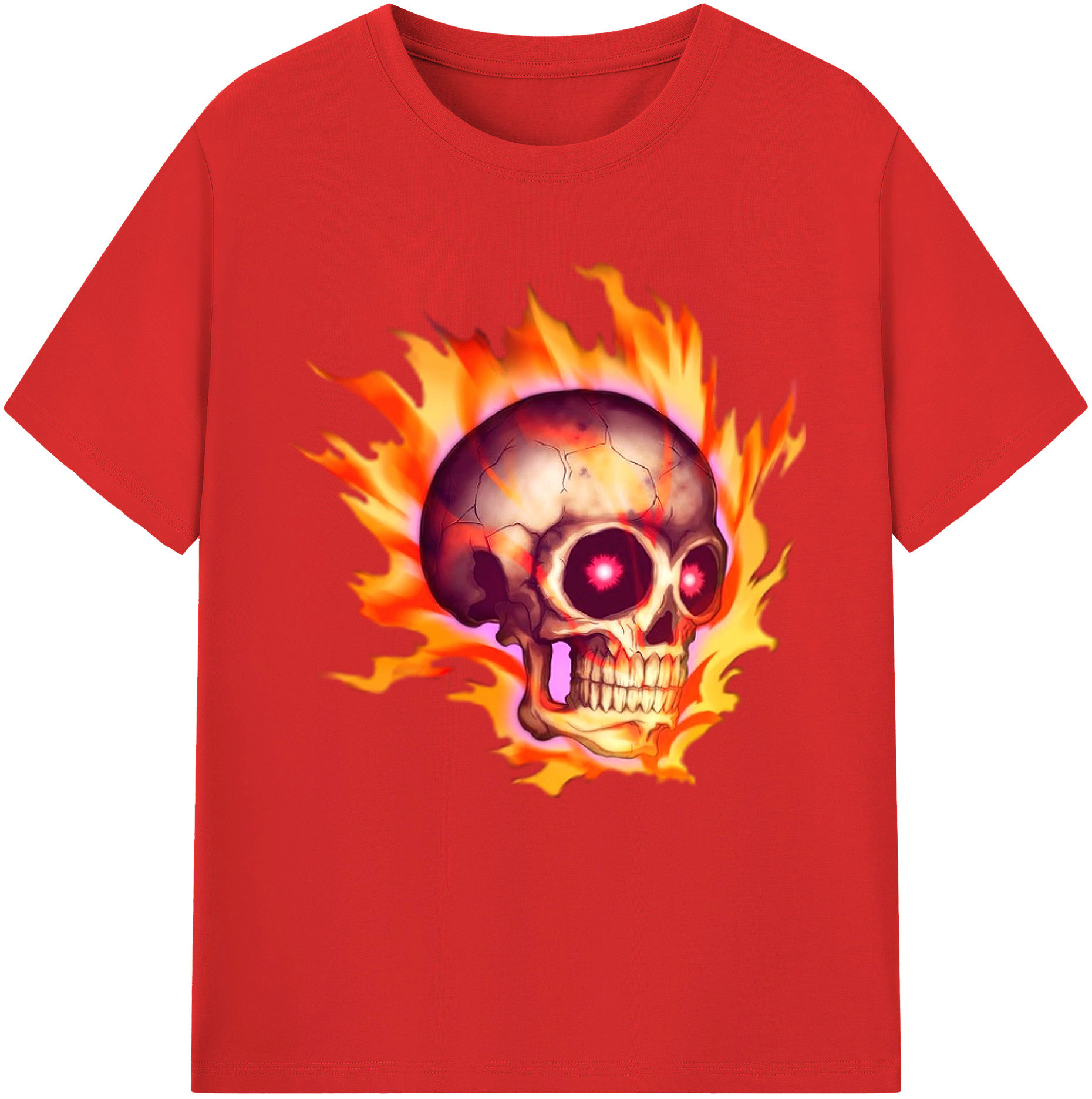 （画像用） 遊☆戯☆王 Yu-Gi-Oh! レディースカジュアルプリントTシャツ（綿100％）