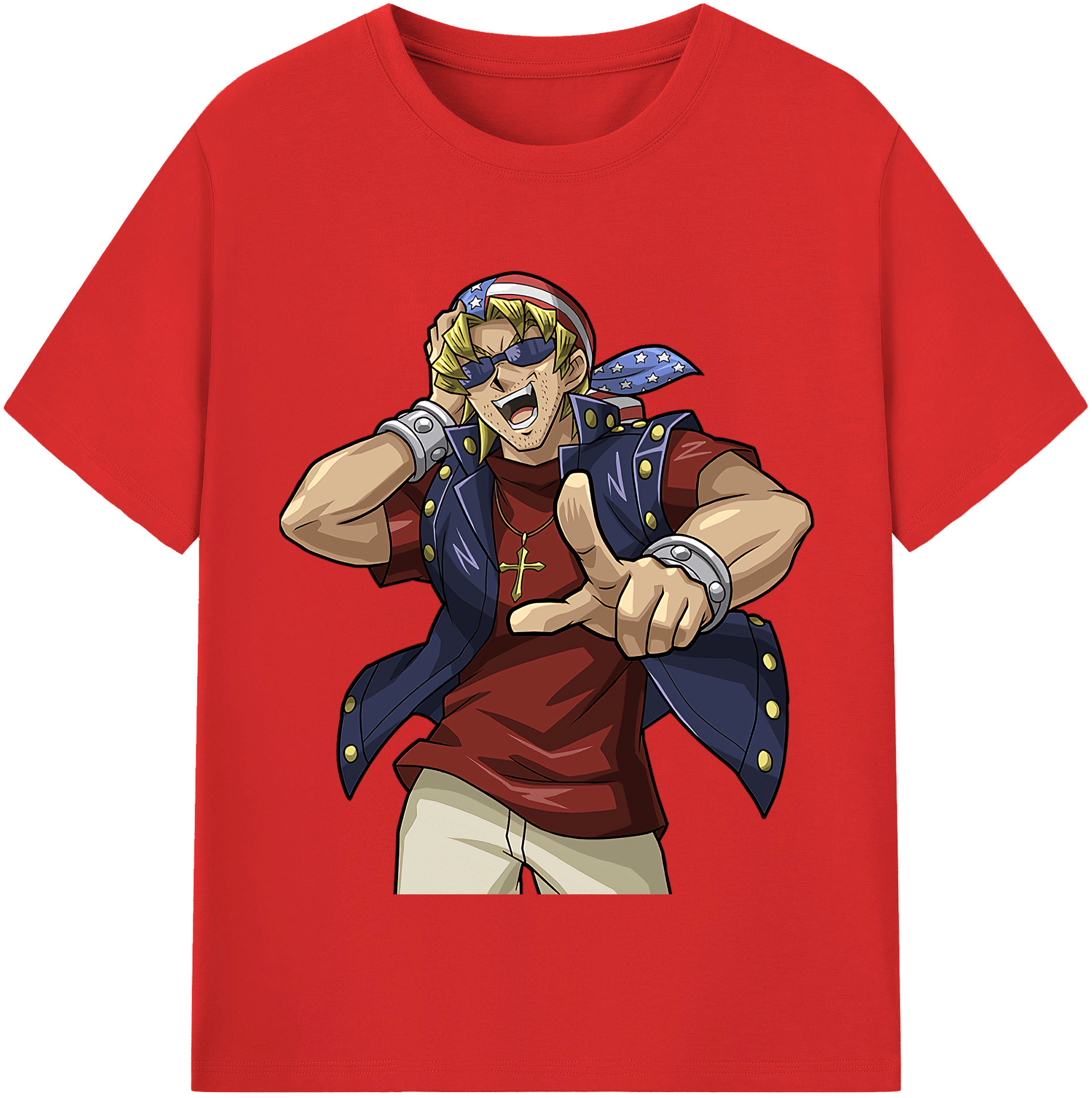 （画像用） 遊☆戯☆王 Yu-Gi-Oh! レディースカジュアルプリントTシャツ（綿100％）