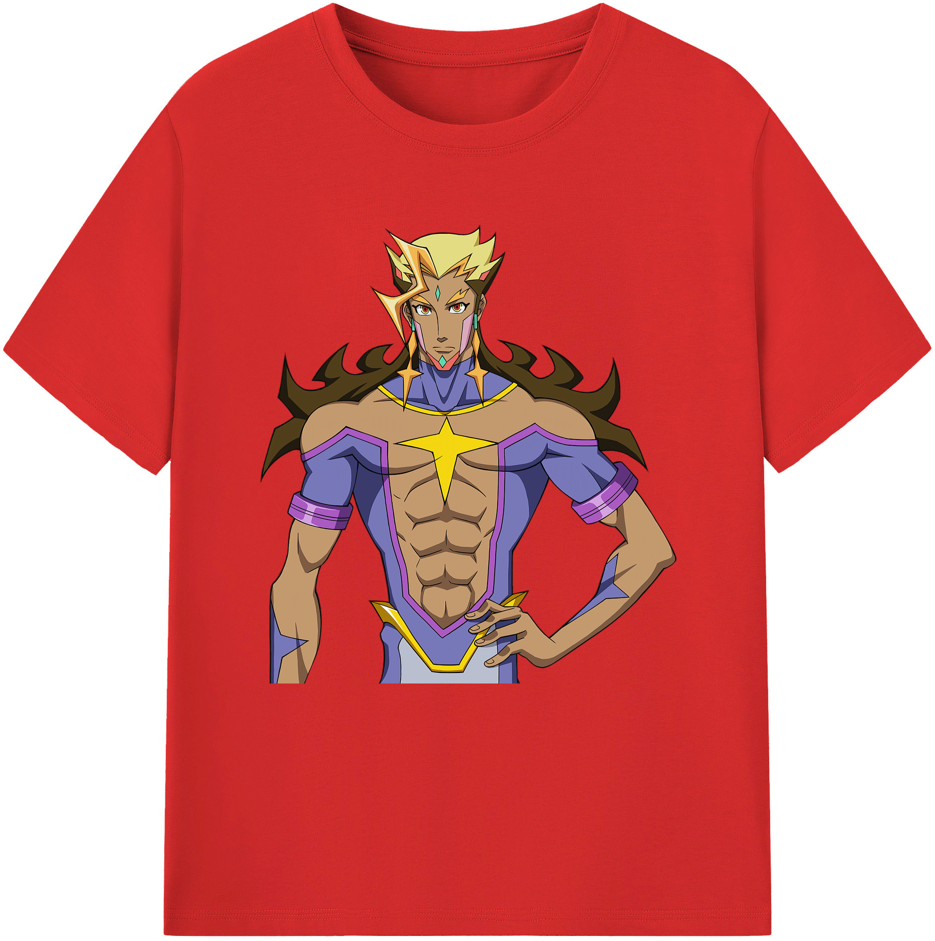 （画像用） 遊☆戯☆王 Yu-Gi-Oh! レディースカジュアルプリントTシャツ（綿100％）