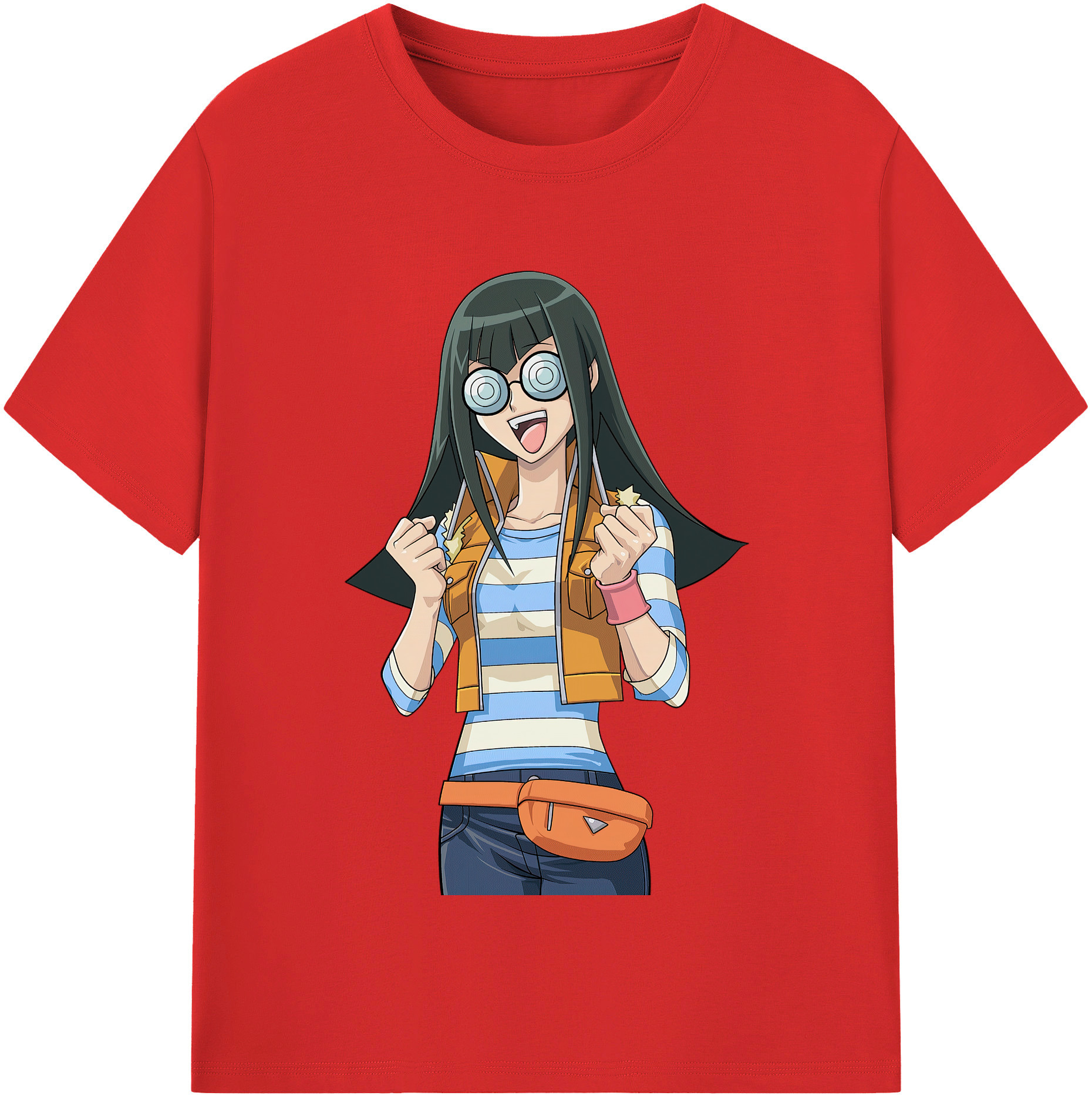 （画像用） 遊☆戯☆王 Yu-Gi-Oh! レディースカジュアルプリントTシャツ（綿100％）