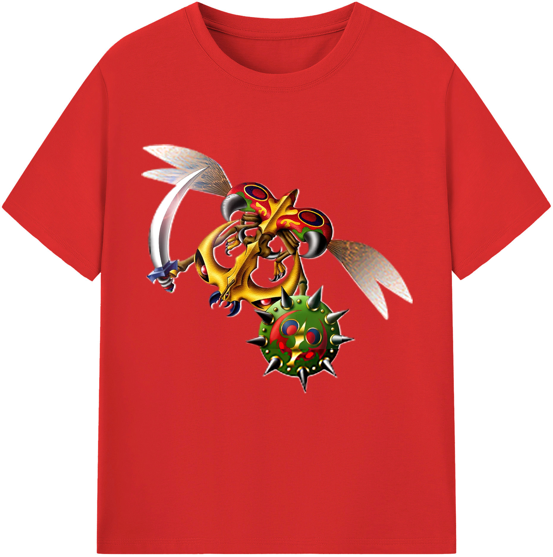 （画像用） 遊☆戯☆王 Yu-Gi-Oh! レディースカジュアルプリントTシャツ（綿100％）