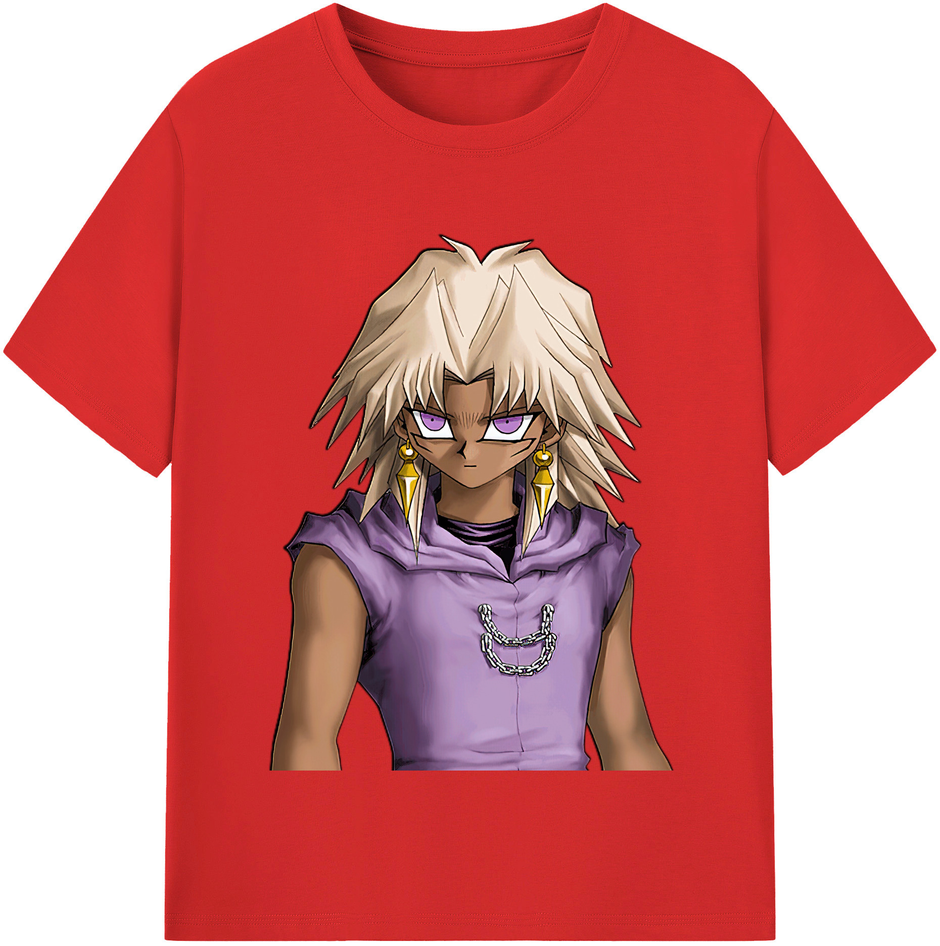（画像用） 遊☆戯☆王 Yu-Gi-Oh! レディースカジュアルプリントTシャツ（綿100％）