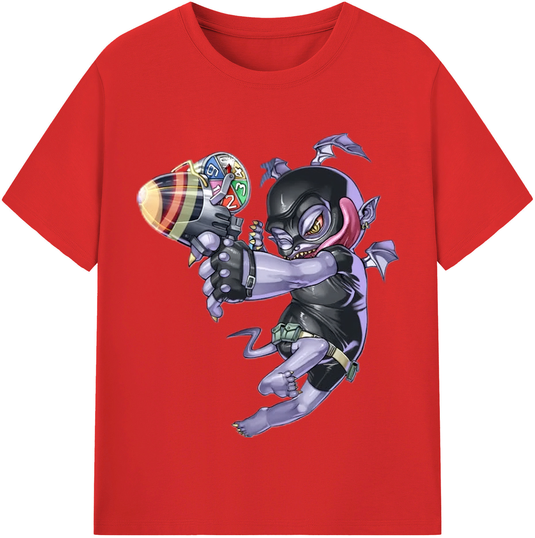 （画像用） 遊☆戯☆王 Yu-Gi-Oh! レディースカジュアルプリントTシャツ（綿100％）