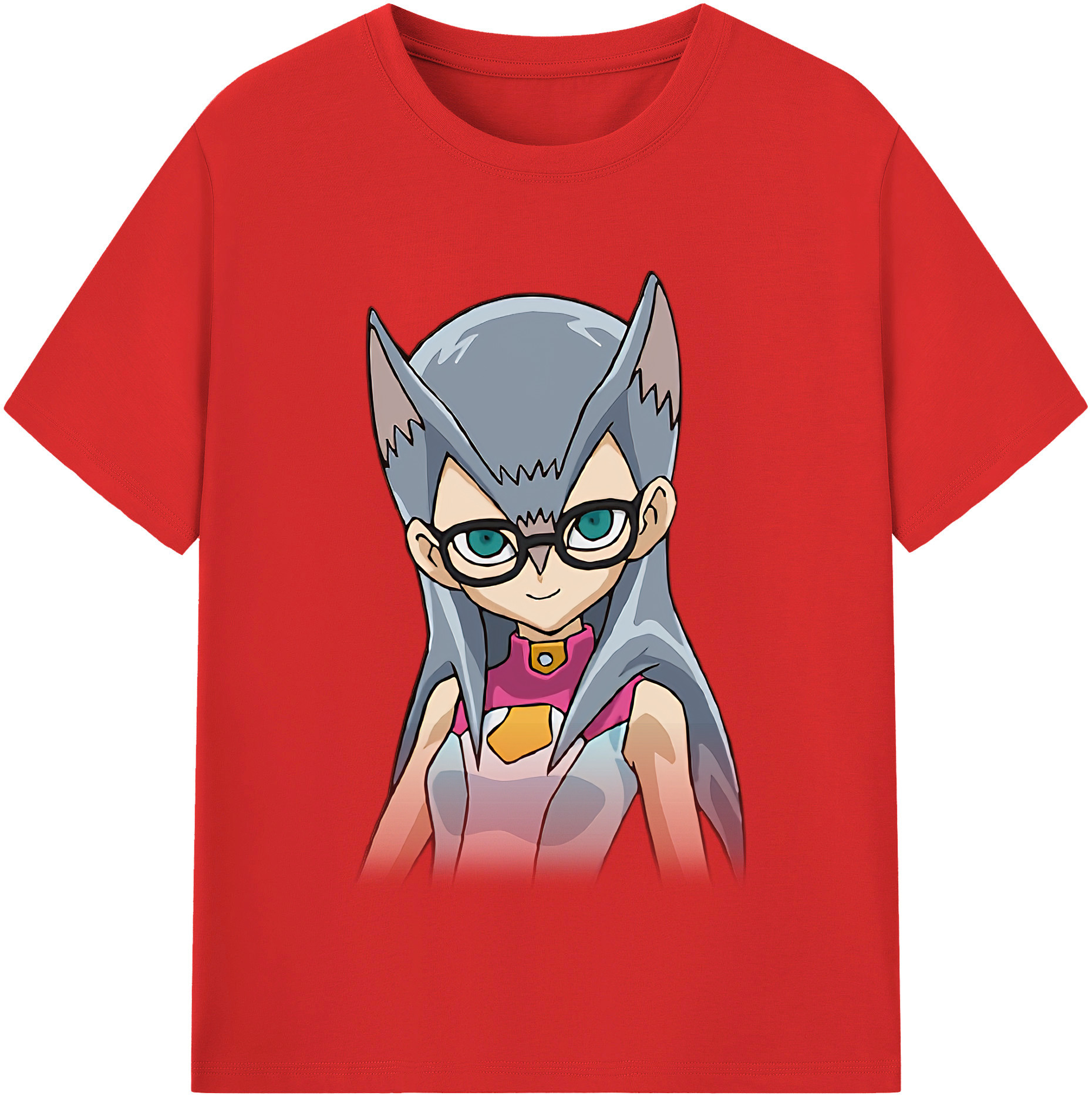 （画像用） 遊☆戯☆王 Yu-Gi-Oh! レディースカジュアルプリントTシャツ（綿100％）