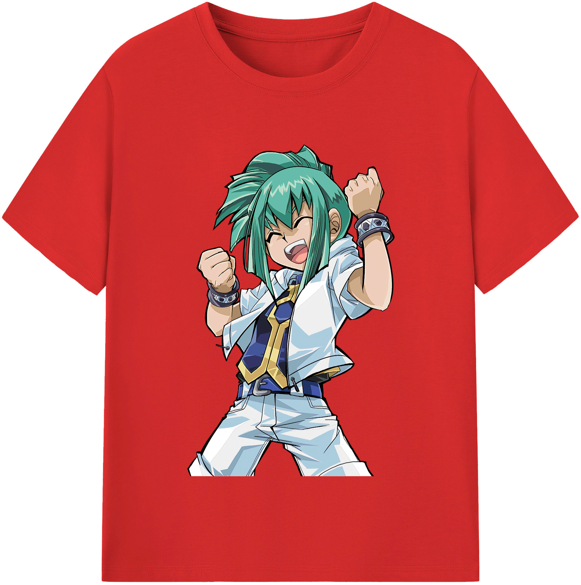（画像用） 遊☆戯☆王 Yu-Gi-Oh! レディースカジュアルプリントTシャツ（綿100％）