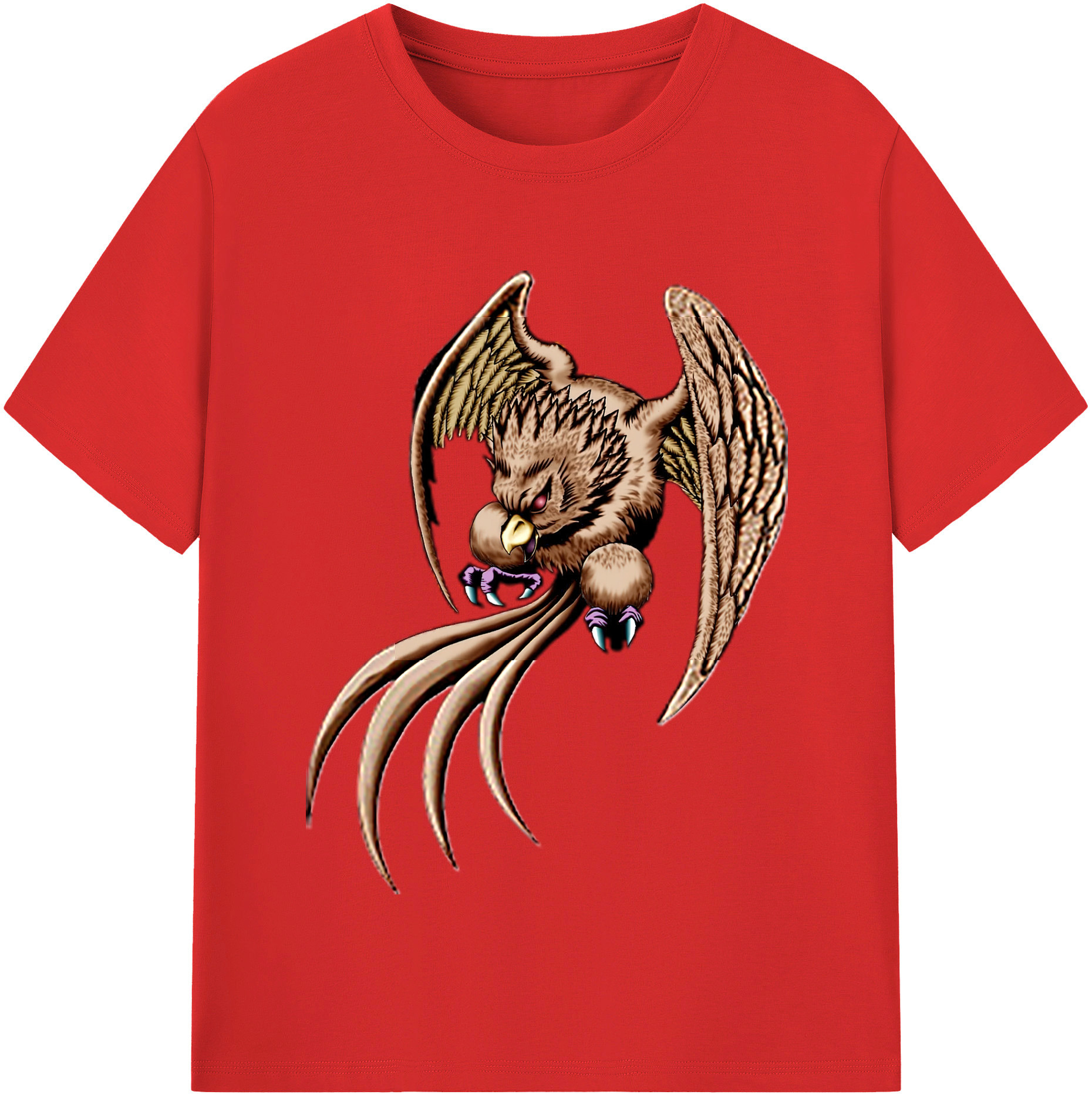 （画像用） 遊☆戯☆王 Yu-Gi-Oh! レディースカジュアルプリントTシャツ（綿100％）
