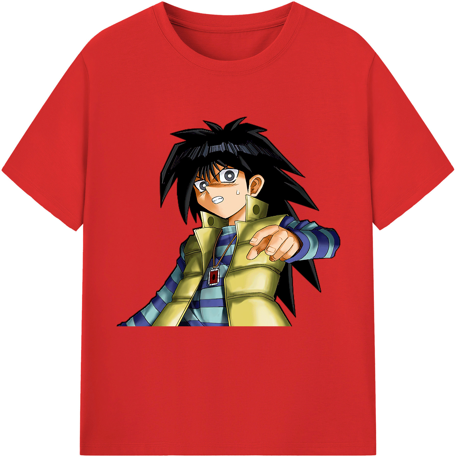 （画像用） 遊☆戯☆王 Yu-Gi-Oh! レディースカジュアルプリントTシャツ（綿100％）