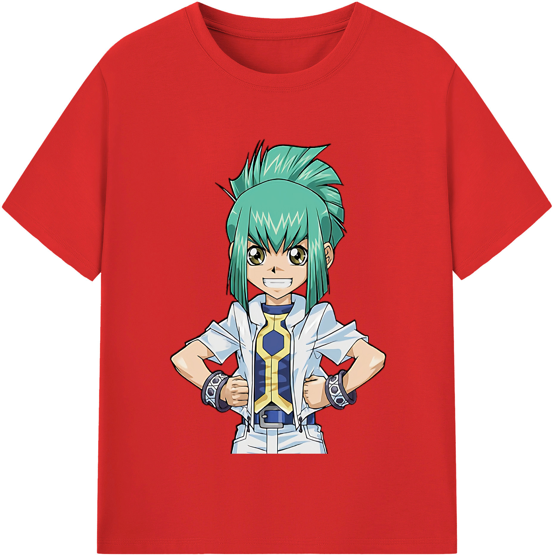 （画像用） 遊☆戯☆王 Yu-Gi-Oh! レディースカジュアルプリントTシャツ（綿100％）