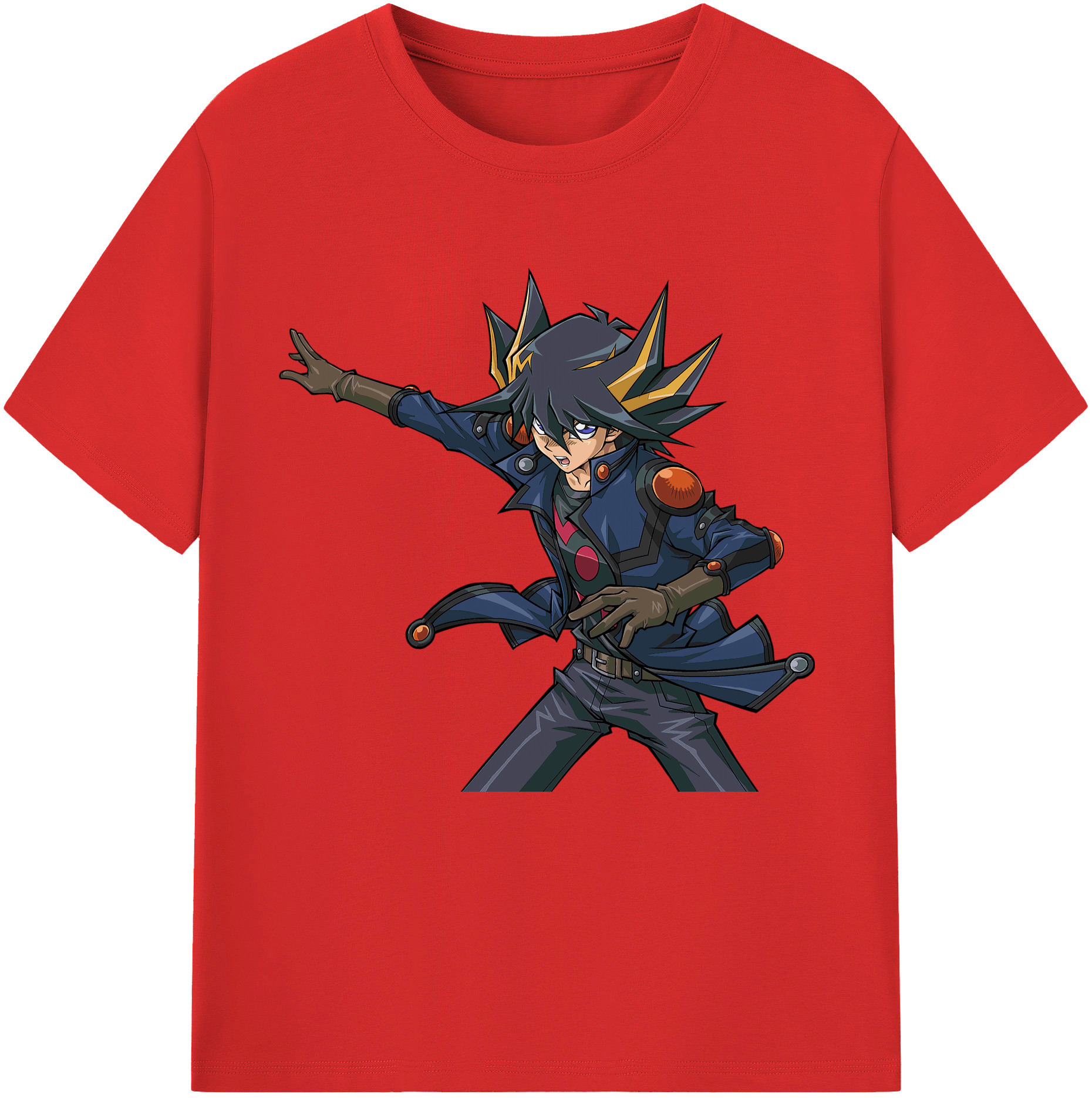 （画像用） 遊☆戯☆王 Yu-Gi-Oh! レディースカジュアルプリントTシャツ（綿100％）