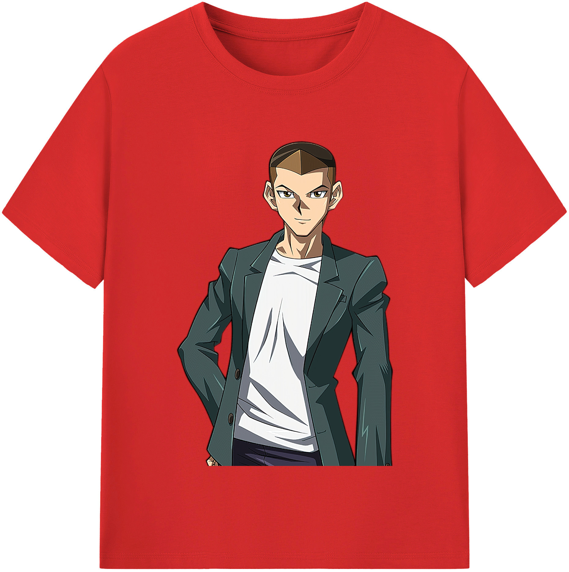 （画像用） 遊☆戯☆王 Yu-Gi-Oh! レディースカジュアルプリントTシャツ（綿100％）