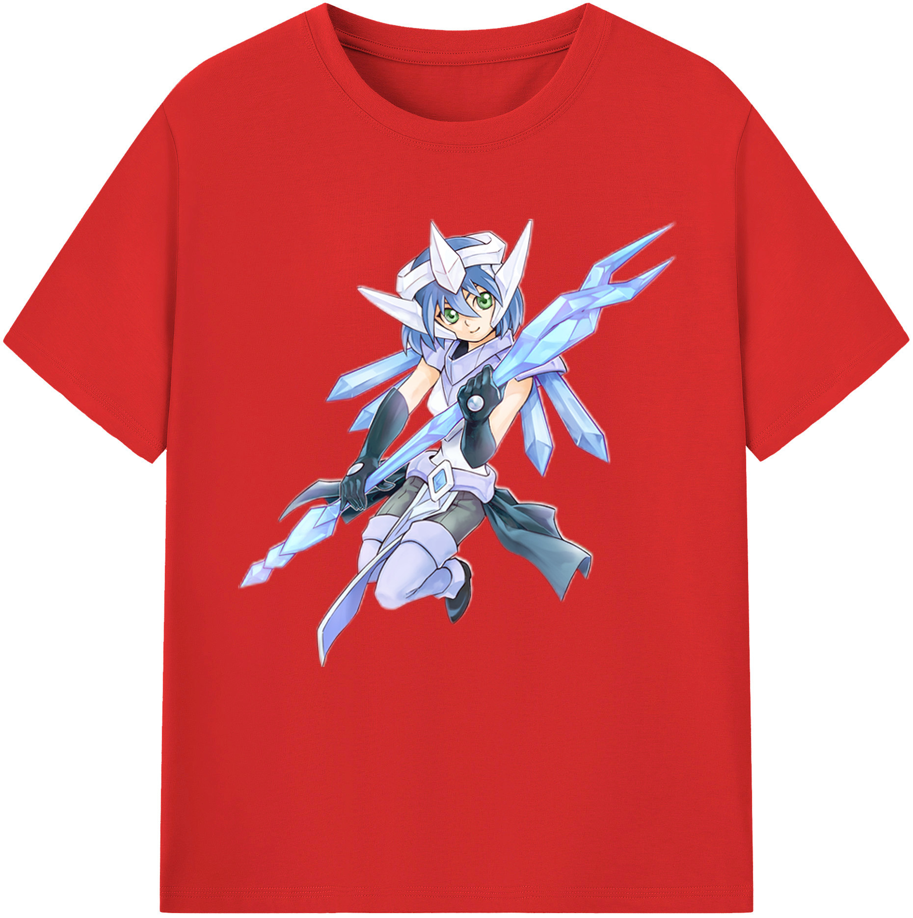 （画像用） 遊☆戯☆王 Yu-Gi-Oh! レディースカジュアルプリントTシャツ（綿100％）