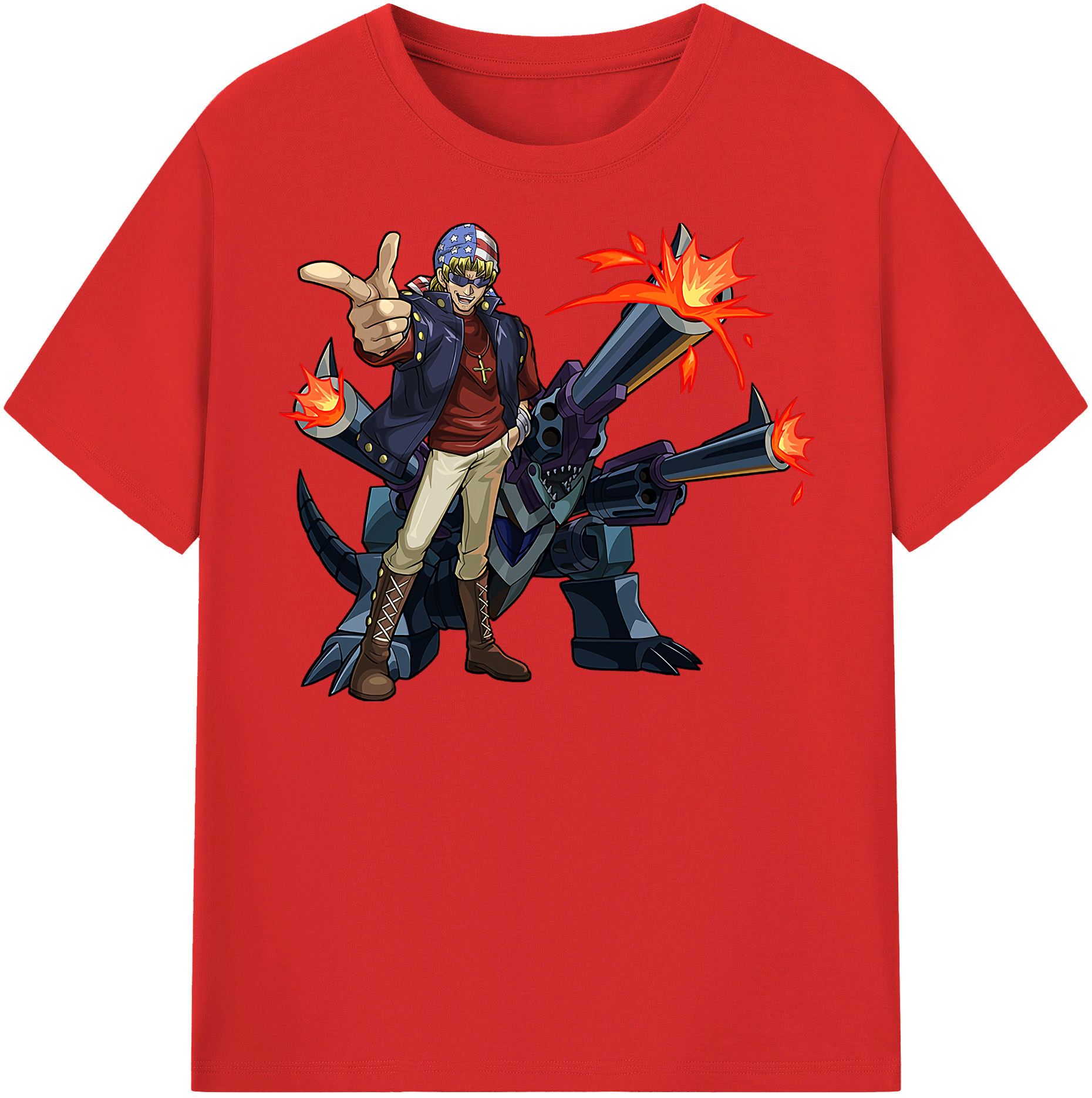 （画像用） 遊☆戯☆王 Yu-Gi-Oh! レディースカジュアルプリントTシャツ（綿100％）