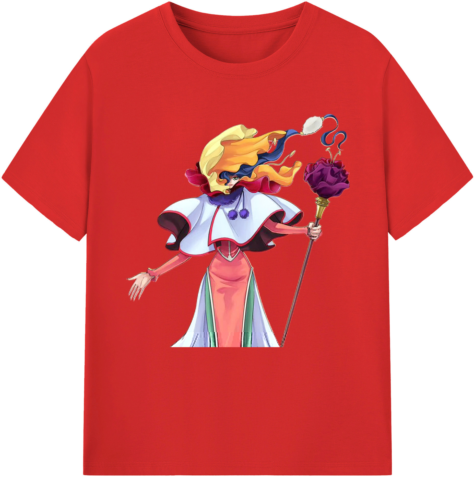 （画像用） 遊☆戯☆王 Yu-Gi-Oh! レディースカジュアルプリントTシャツ（綿100％）